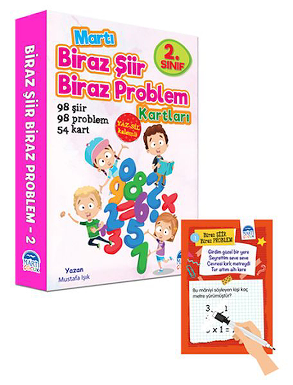 Martı 2.Sınıf Biraz Şiir Biraz Problem Kartları-Korunaklı Poşetle