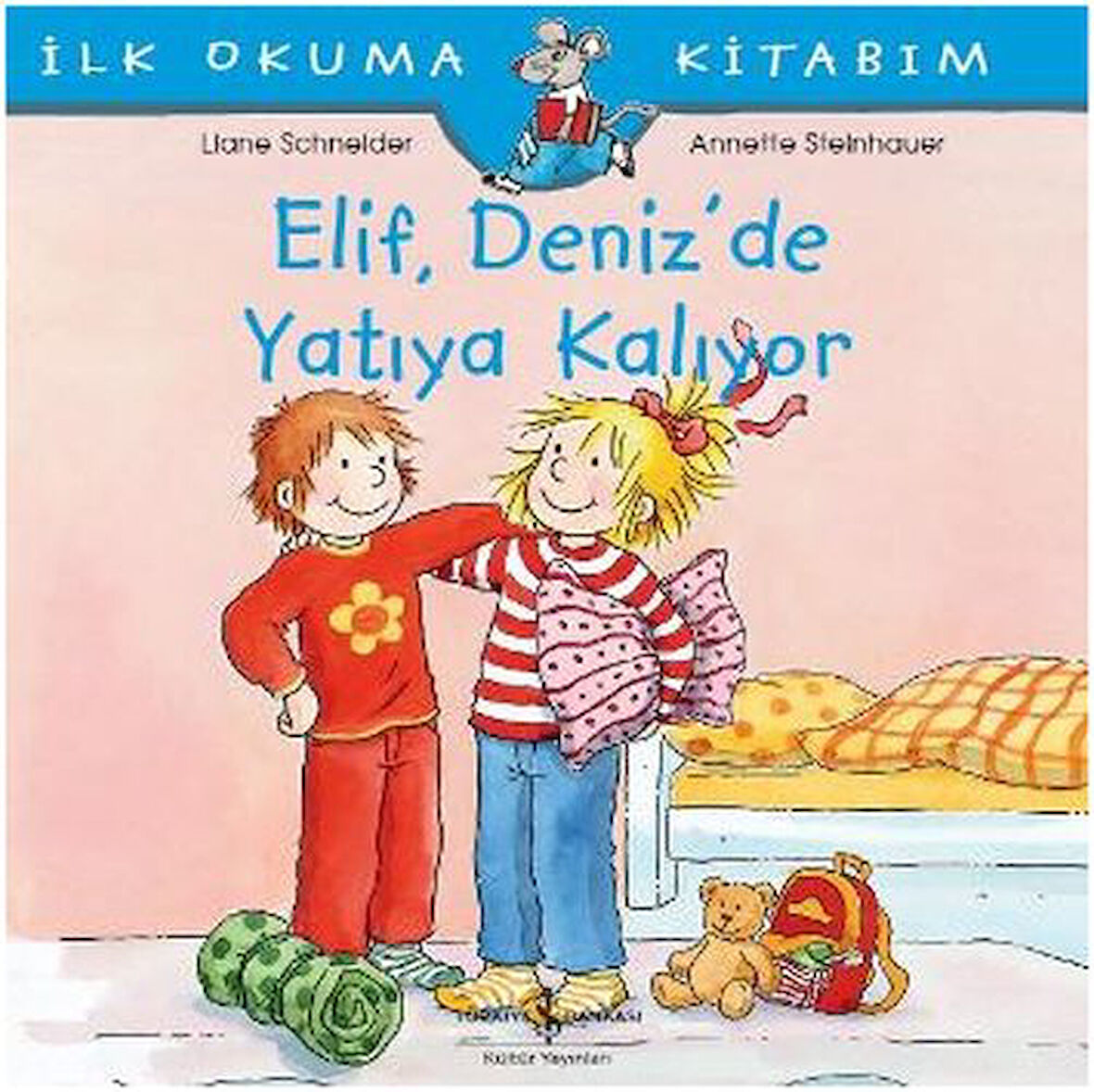 İlk Okuma Kitabım - Elif Deniz de Yatıya Kalıyor-Korunaklı Poşetle