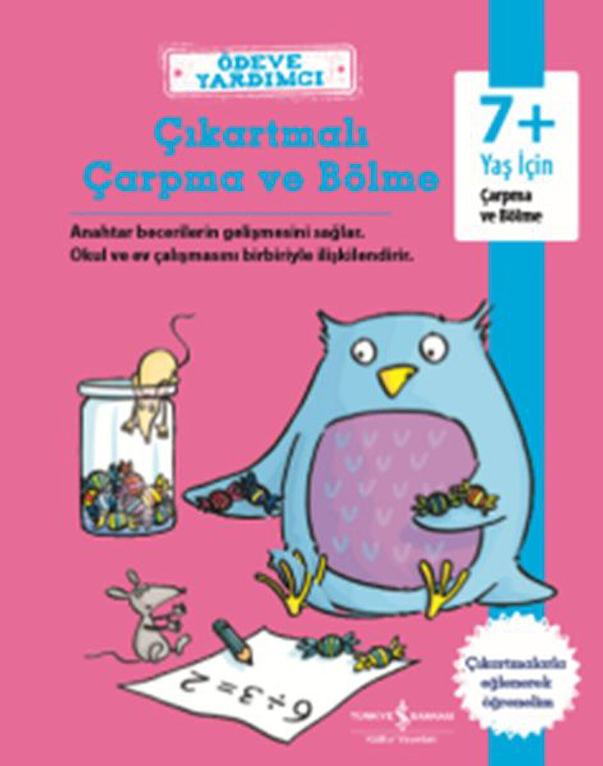 Ödeve Yardımcı Çıkartmalı Çarpma ve Bölme-Korunaklı Poşetle