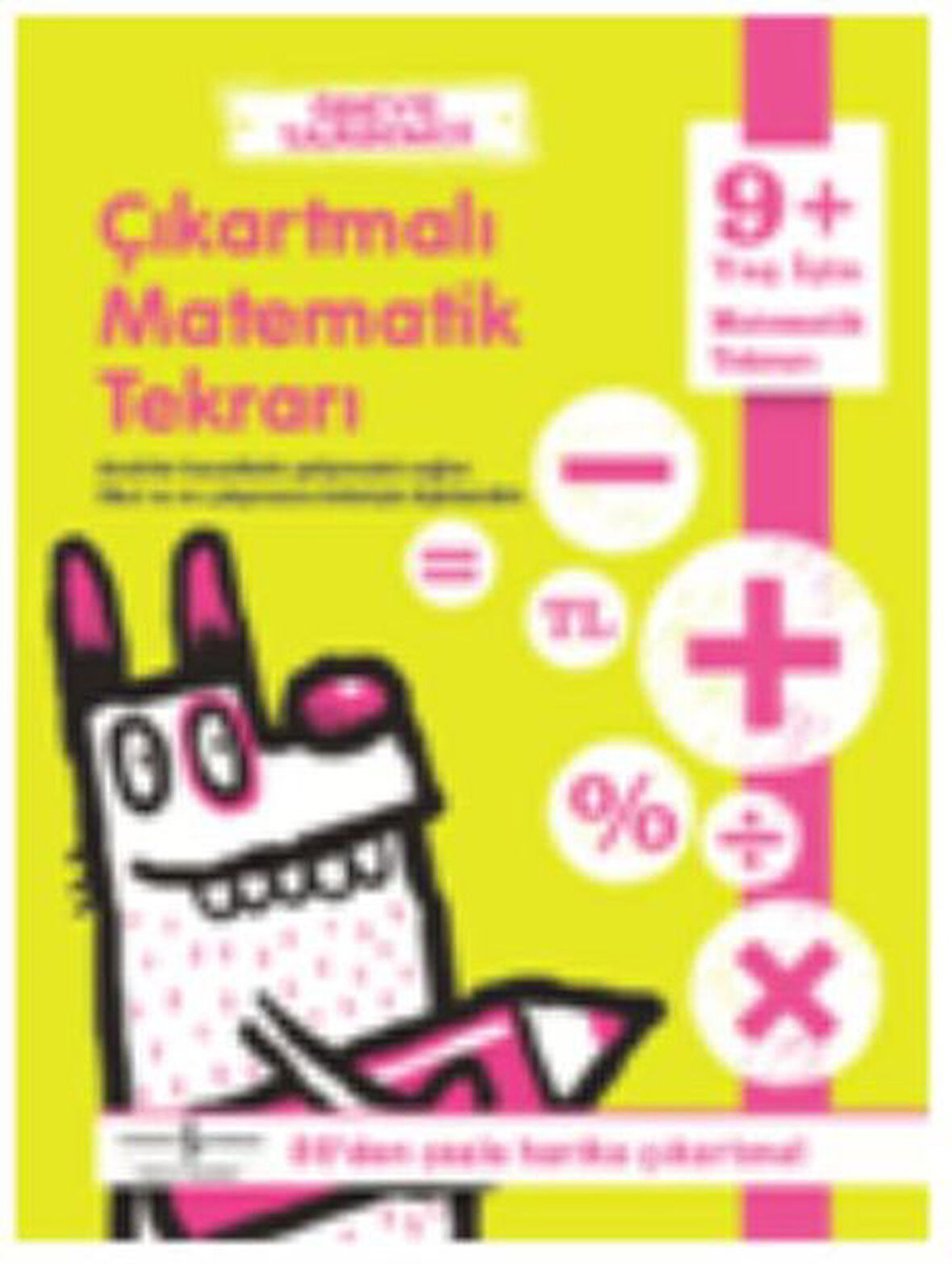 Ödeve Yardımcı Çıkartmalı Matematik Tekrarı 9-Korunaklı Poşetle