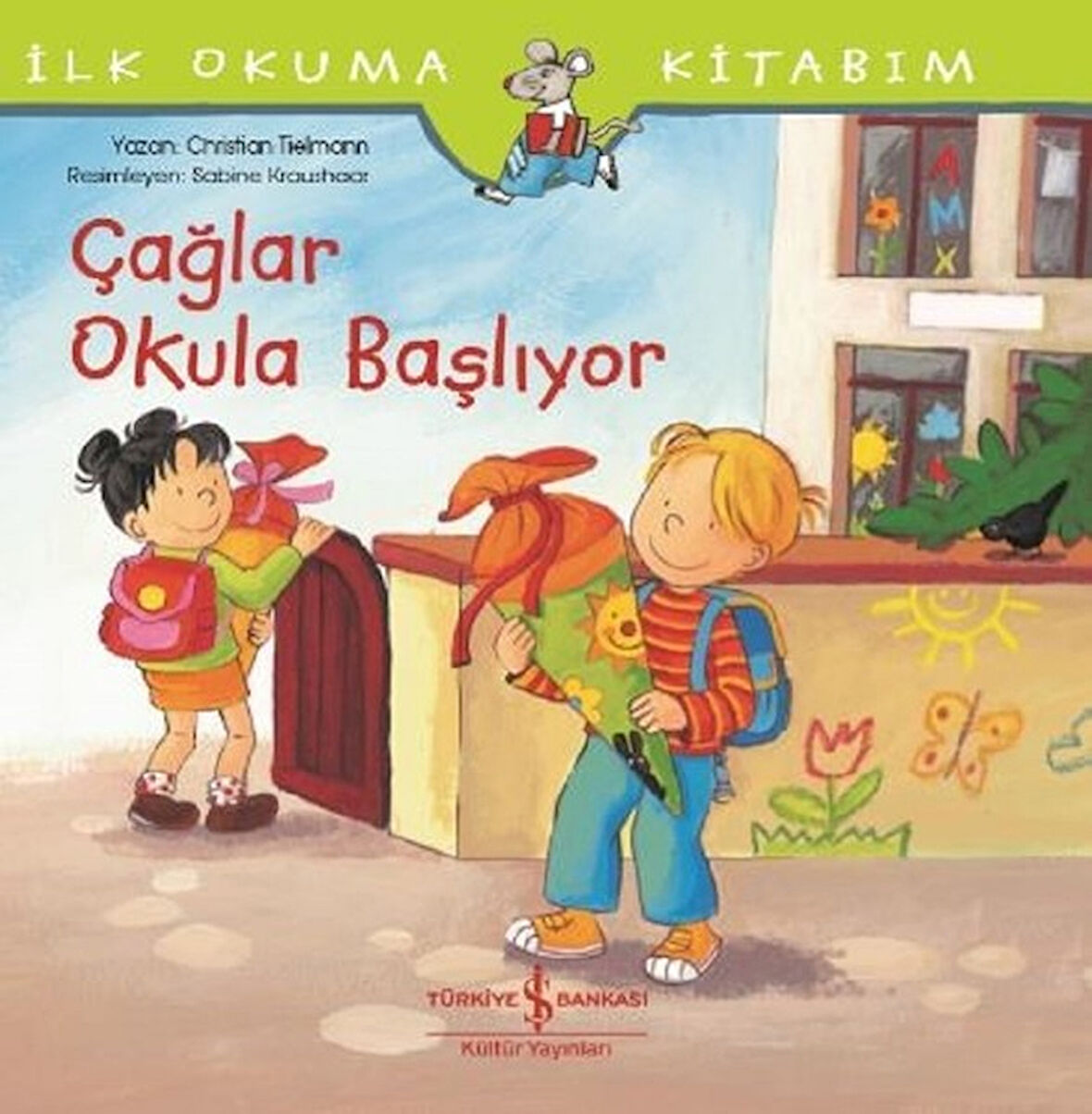 İlk Okuma Kitabım-Çağlar Okula Başlıyor-Korunaklı Poşetle