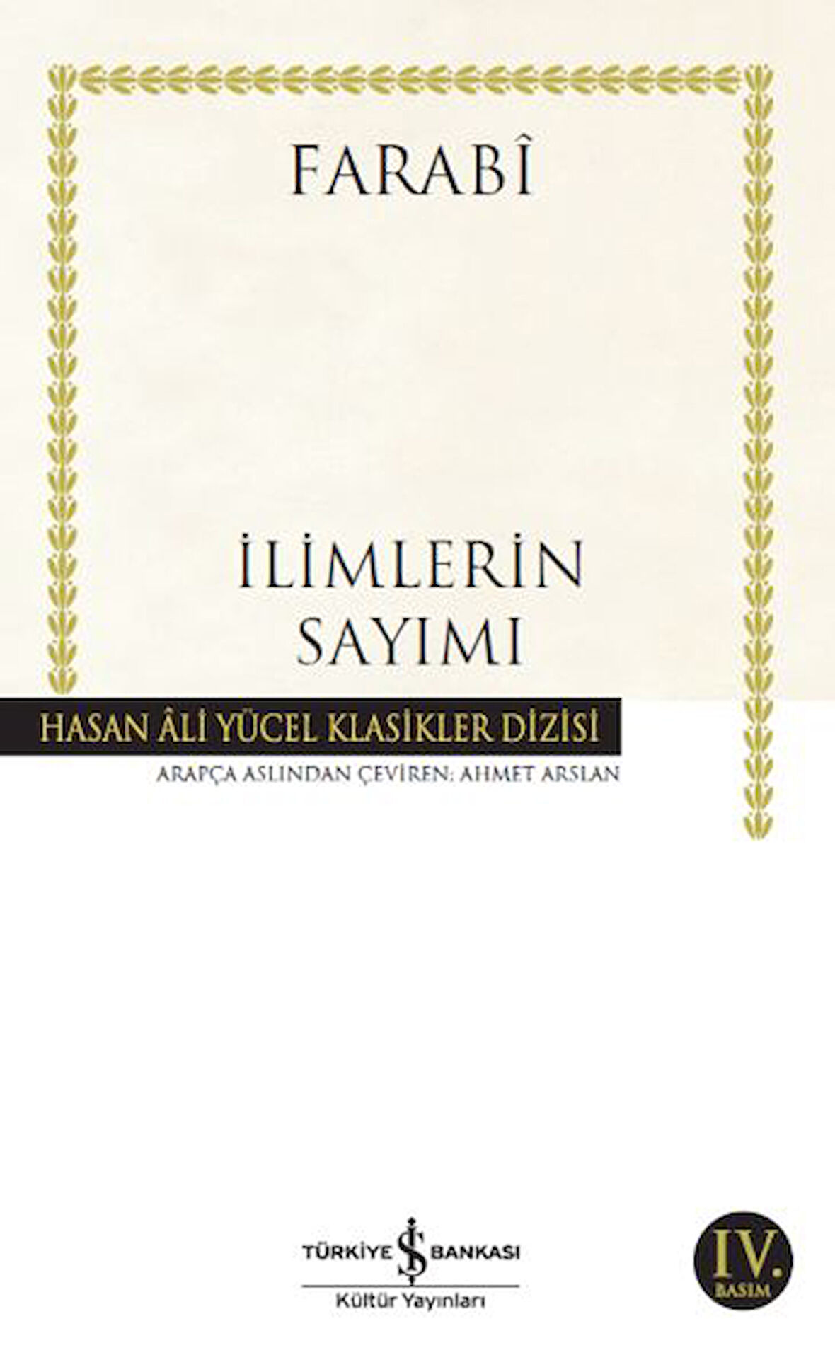 İlimlerin Sayımı - Hasan Ali Yücel Klasikleri-Korunaklı Poşetle