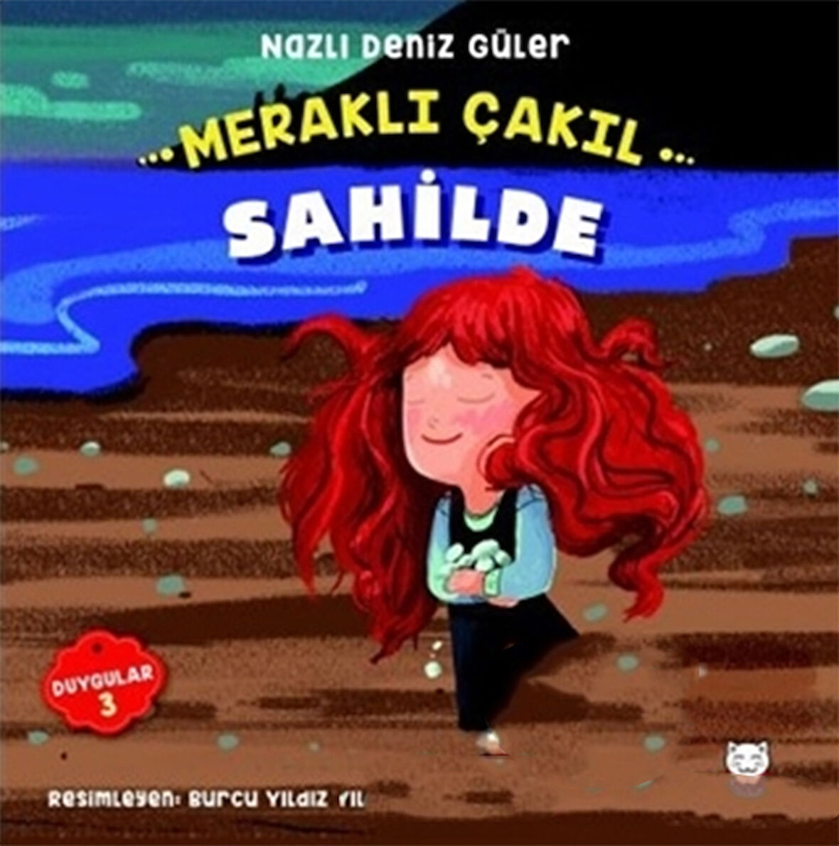 Meraklı Çakıl Sahilde - Duygular Serisi 3-Korunaklı Poşetle