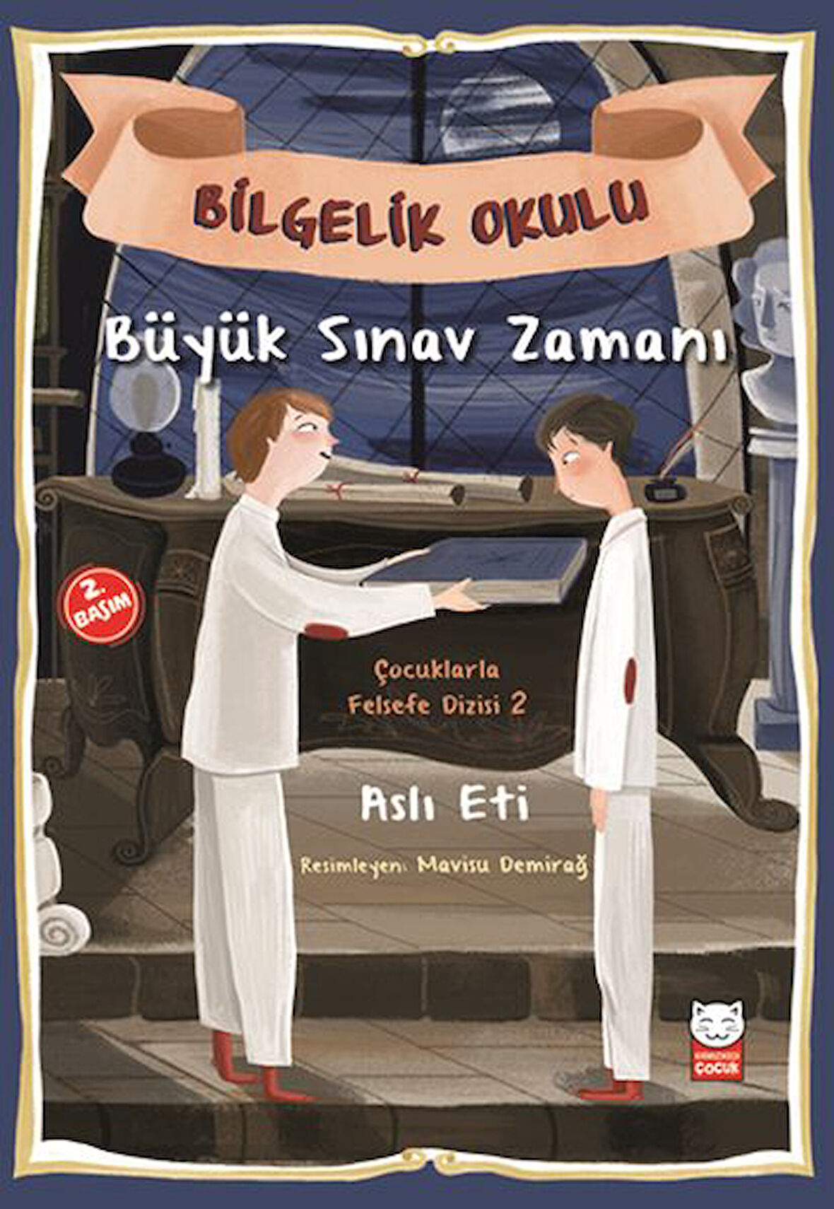 Çocuklarla Felsefe Dizisi 2 - Bilgelik Okulu Büyük Sınav Zamanı-Korunaklı Poşetle