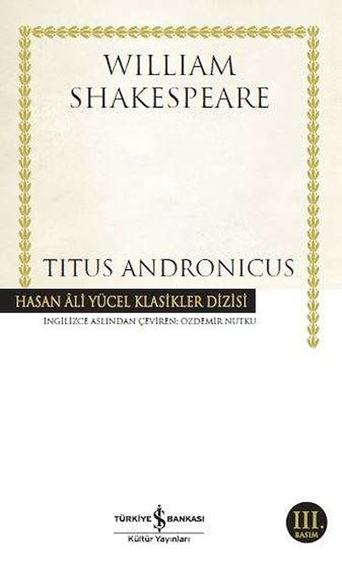 Titus Andronicus - Hasan Ali Yücel Klasikleri-Korunaklı Poşetle