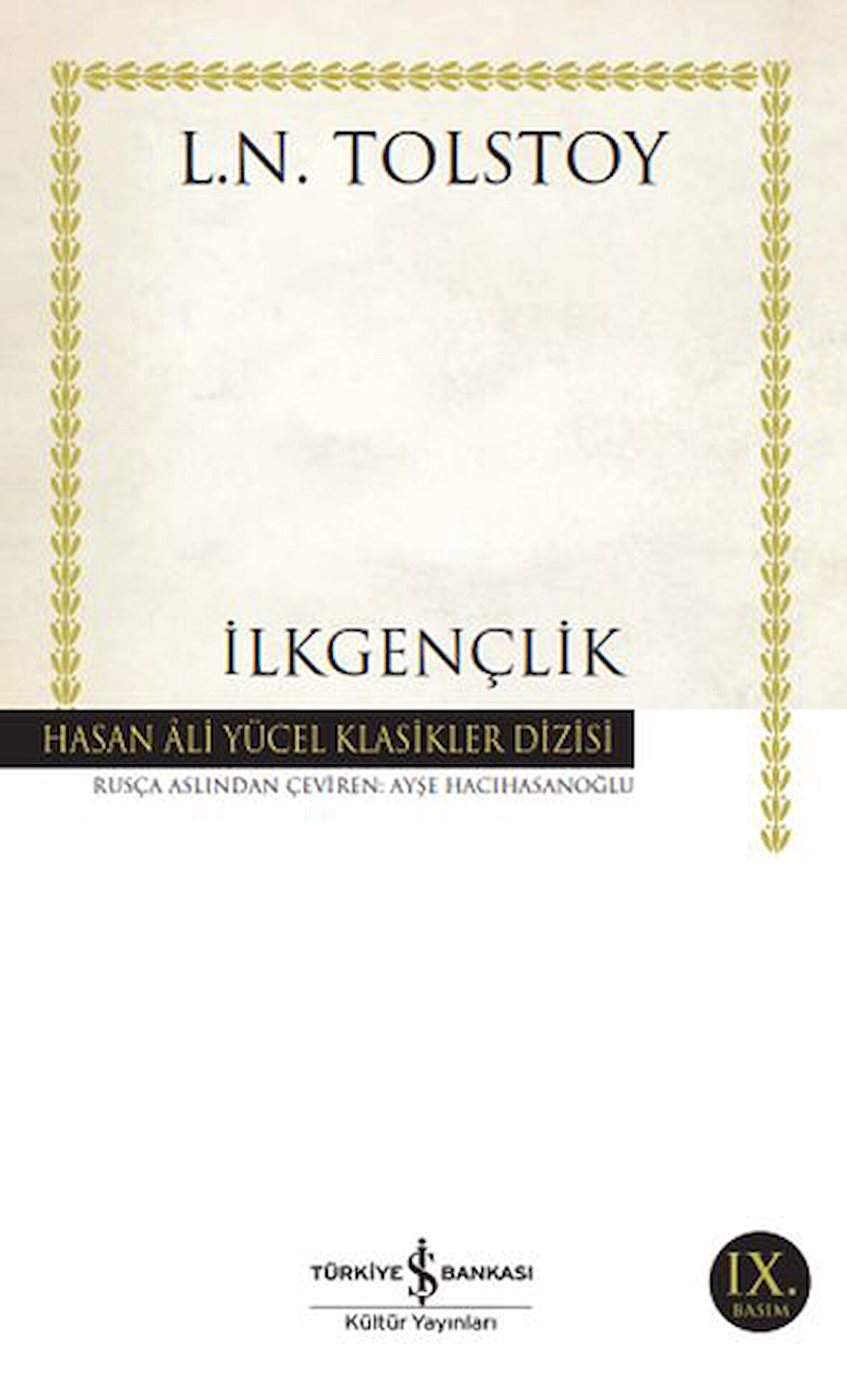 İlkgençlik - Hasan Ali Yücel Klasikleri-Korunaklı Poşetle