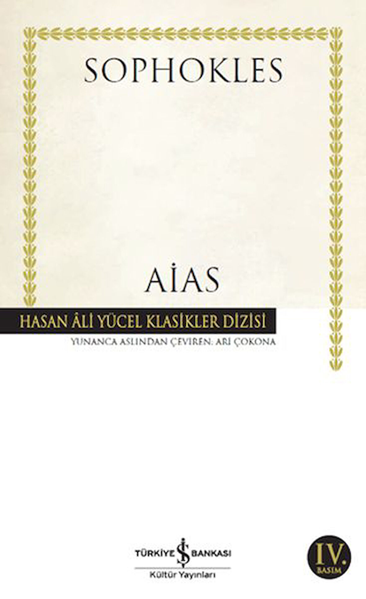 Aias - Hasan Ali Yücel Klasikleri-Korunaklı Poşetle