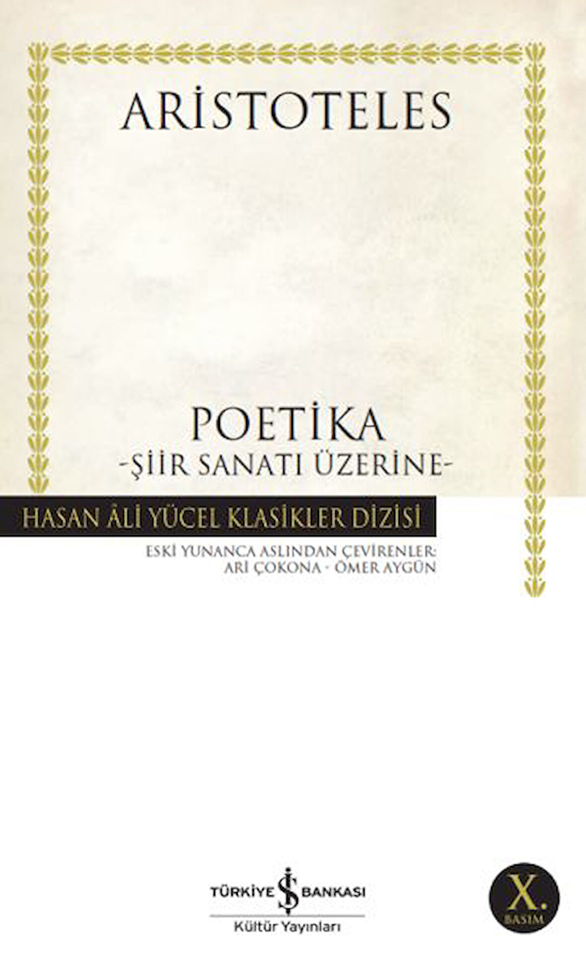 Poetika - Şiir Sanatı Üstüne - Hasan Ali Yücel Klasikleri-Korunaklı Poşetle