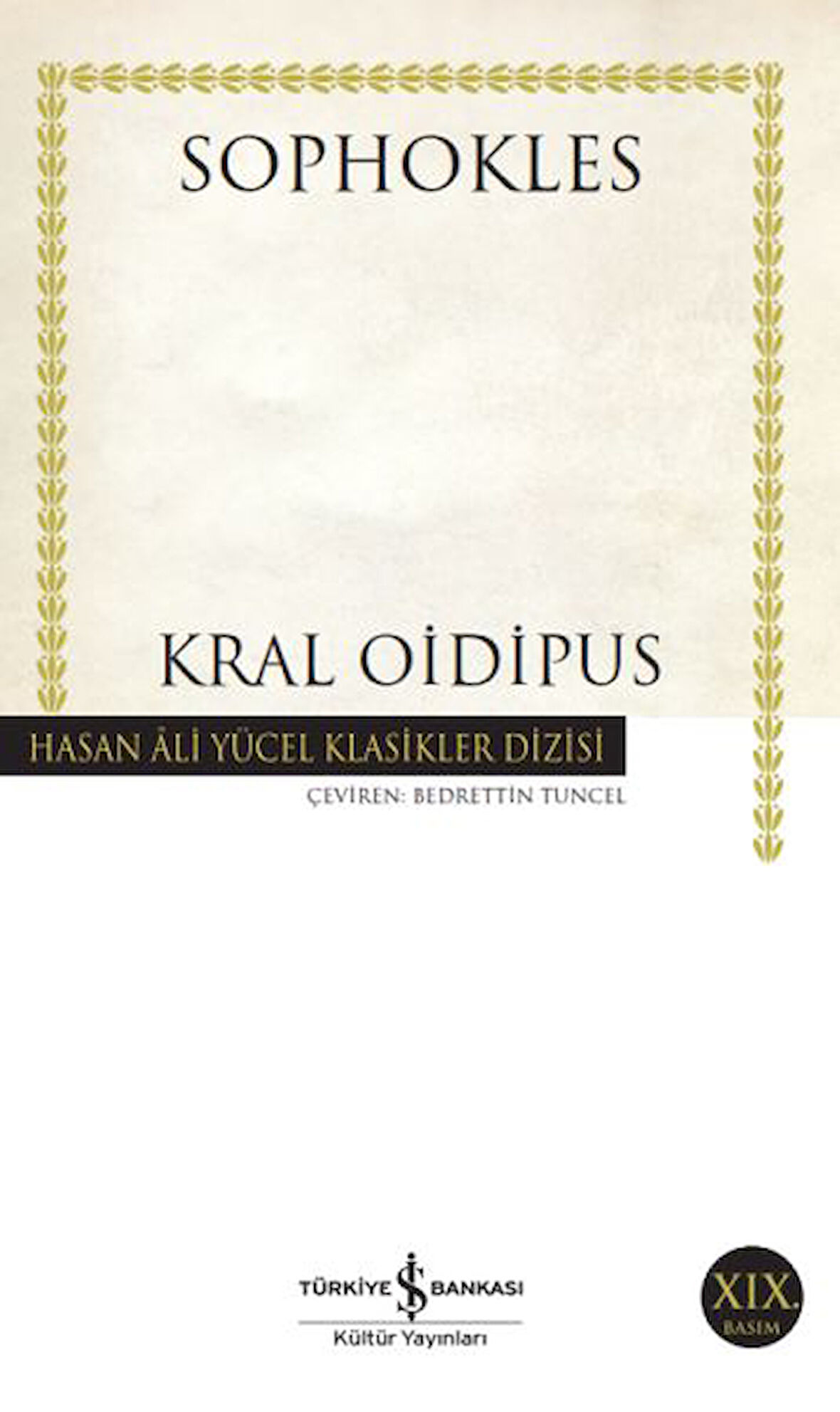 Kral Oidipus - Hasan Ali Yücel Klasikleri-Korunaklı Poşetle