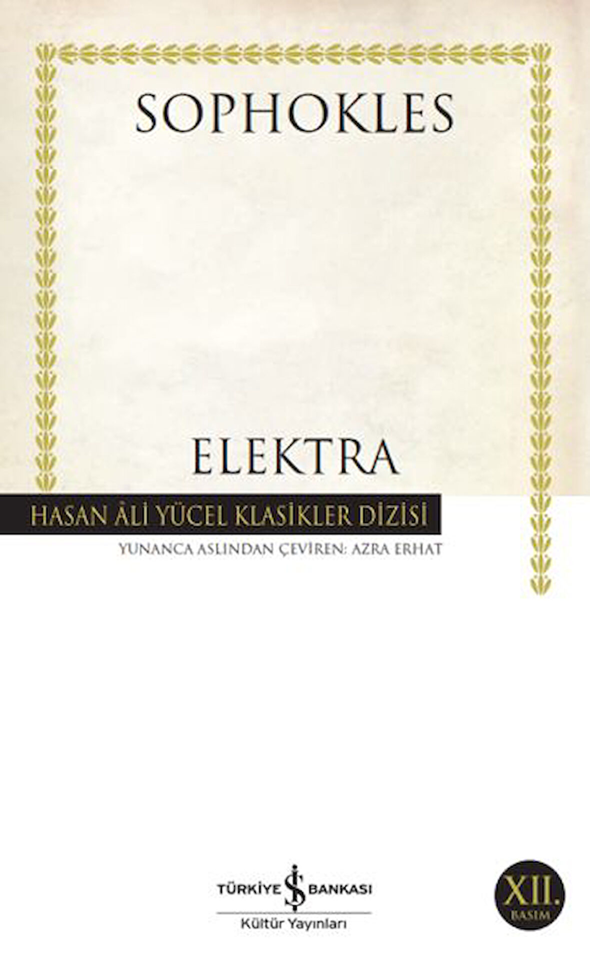 Elektra - Hasan Ali Yücel Klasikleri-Korunaklı Poşetle