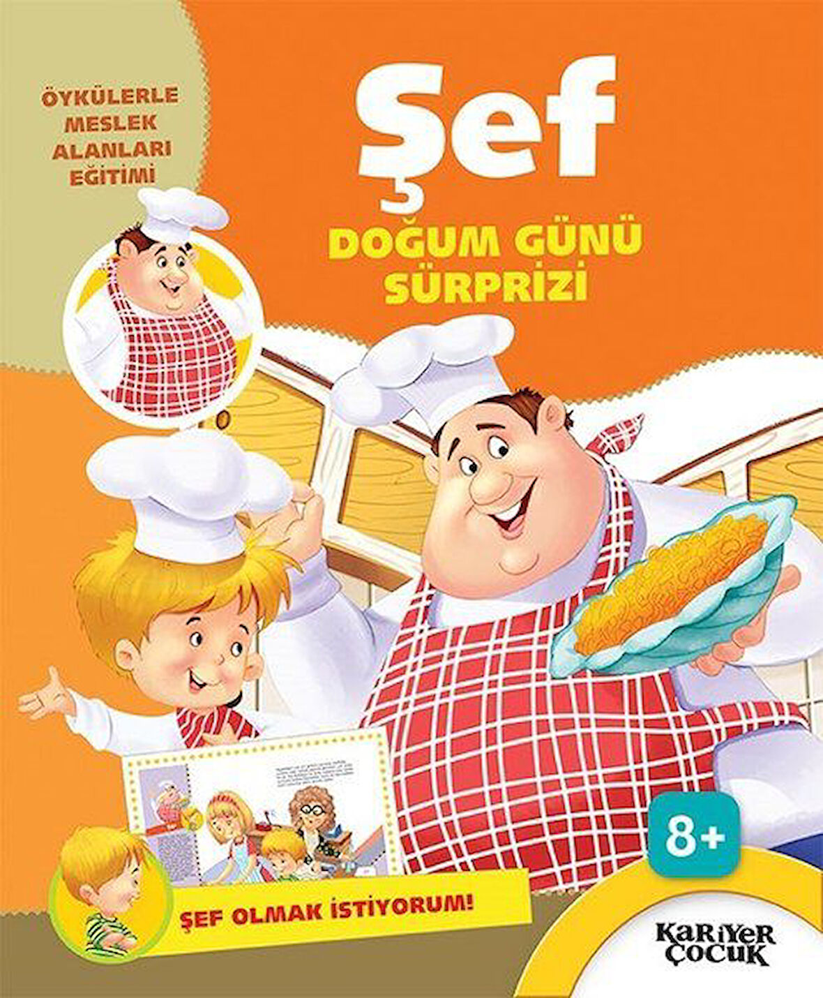 Şef Doğum Günü Sürprizi - Şef Olmak İstiyorum!-Korunaklı Poşetle