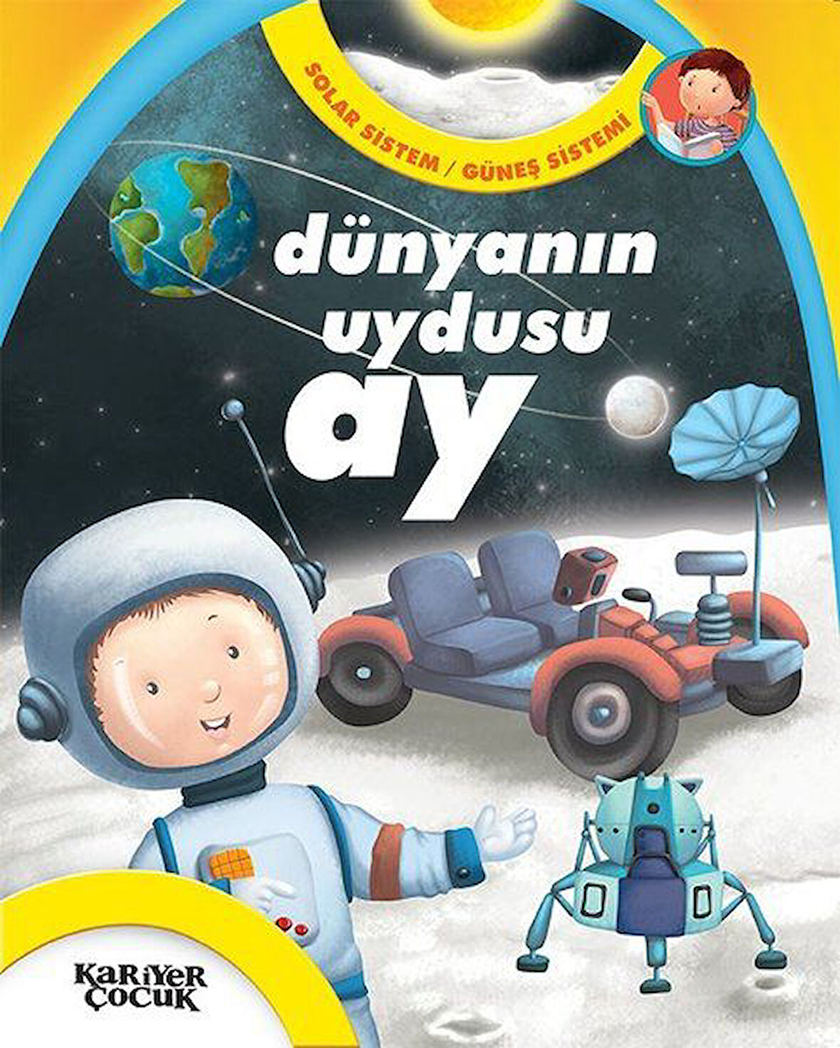 Dünyanın Uydusu Ay - Solar Sistem / Güneş Sistemi-Korunaklı Poşetle