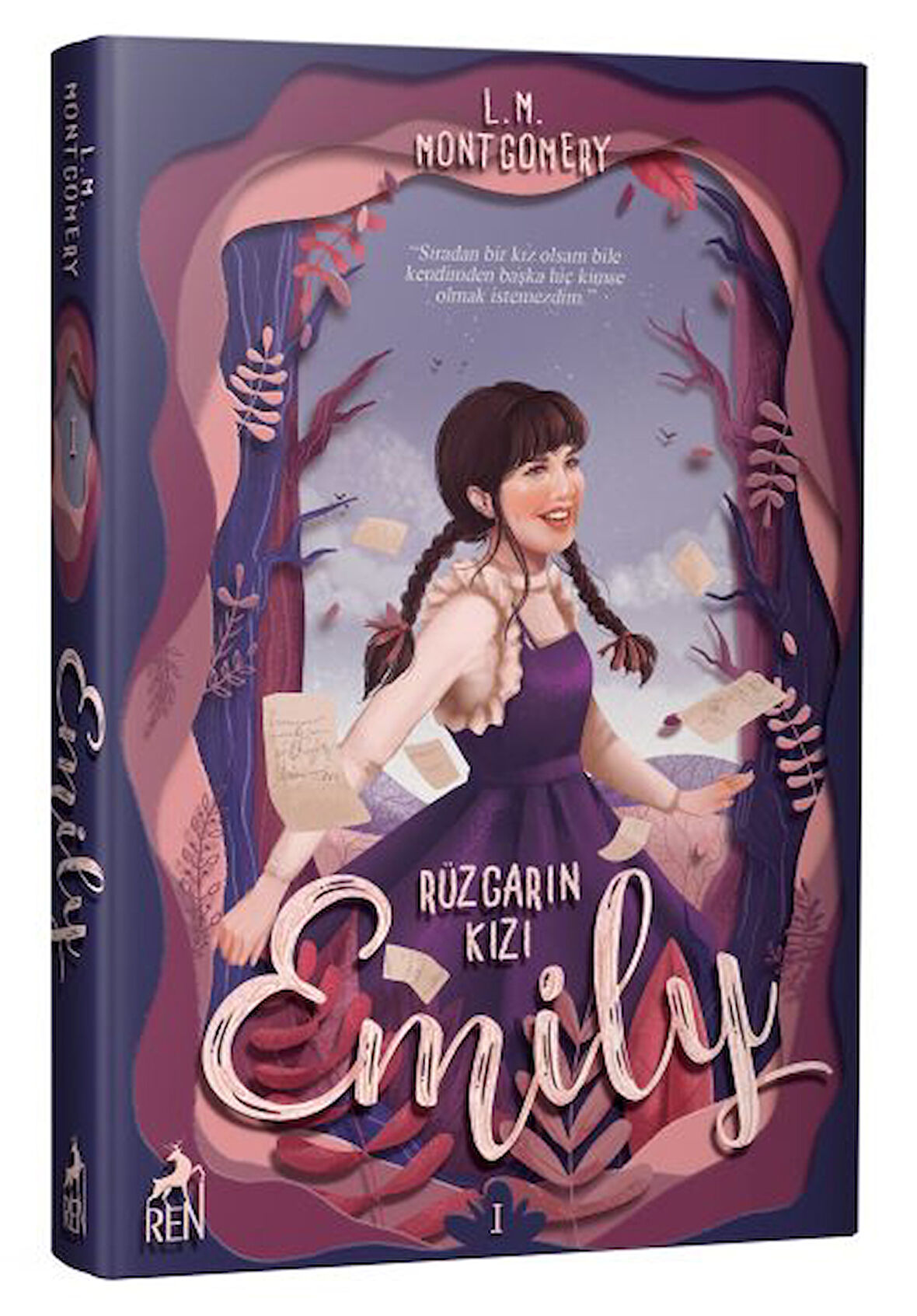 Rüzgarın Kızı Emily - Özel Kitap Ayracı İle -Ciltli-Korunaklı Poşetle