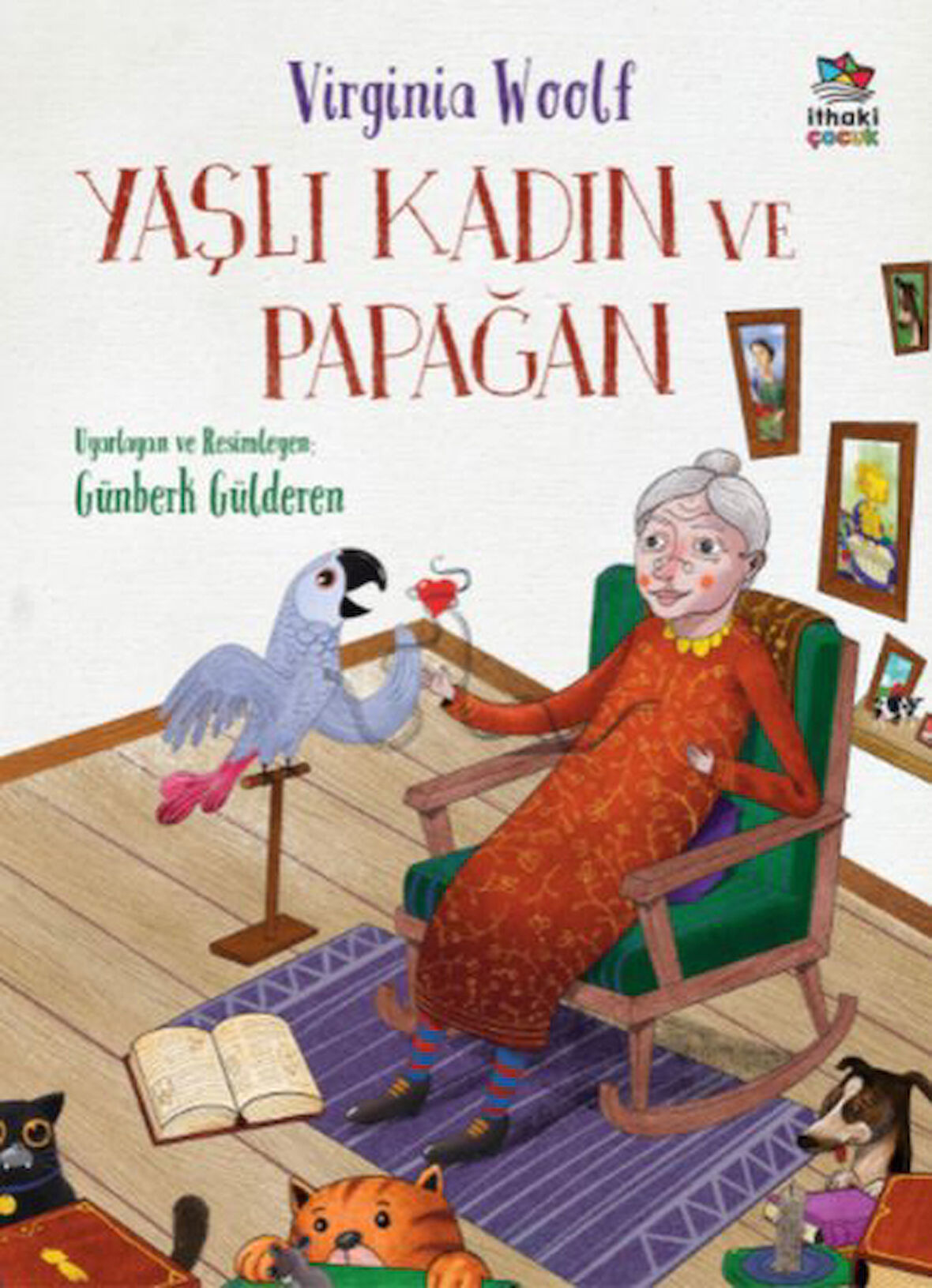 Yaşlı Kadın ve Papağan-Korunaklı Poşetle