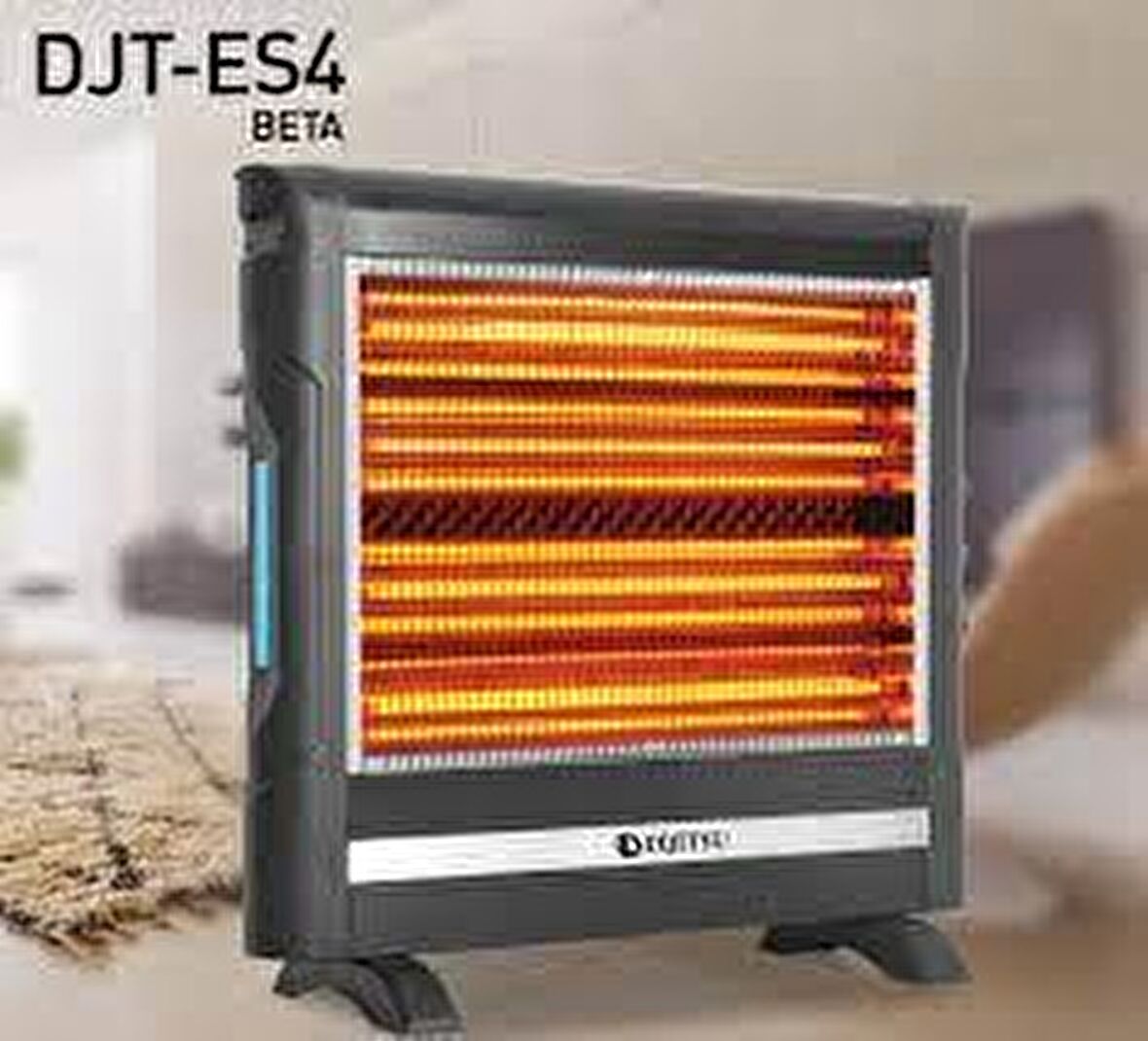 Dijitsu Djt-Es4 Beta 2800 W Termostatlı Elektrikli Zemin Tipi Quartz Soba 