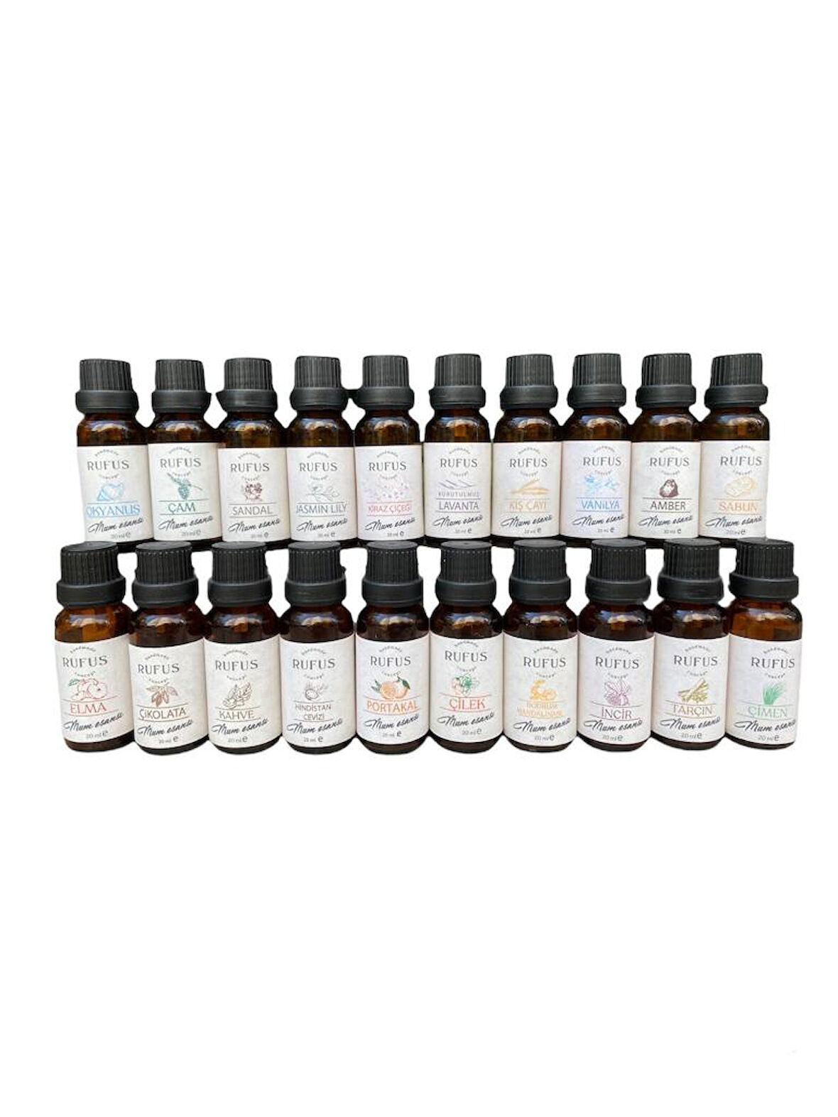 Mum Esansı 20ml 33 adetten oluşan set