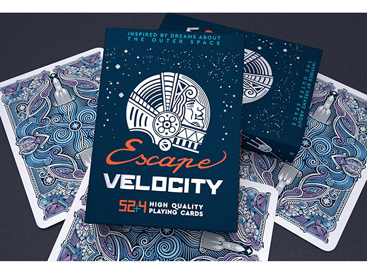 Cartamundi Escape Velocity Blue Premium Oyun Kağıdı iskambil Kartları