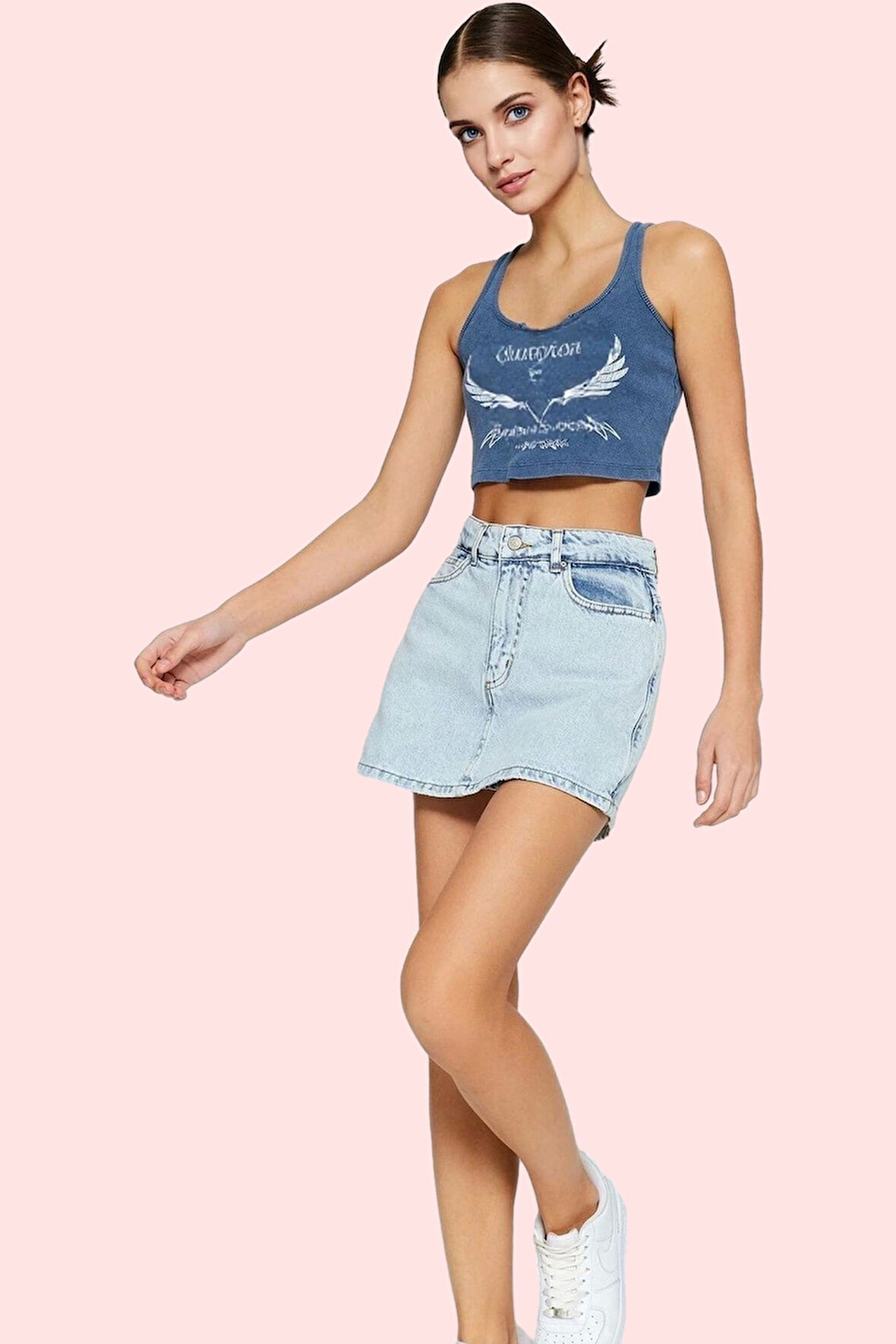 Kadın Mini Denim Şort Etek Pamuk Casual Günlük Kombinler İçin Mükemmel Yaz Aylarının Vazgeçilmezi