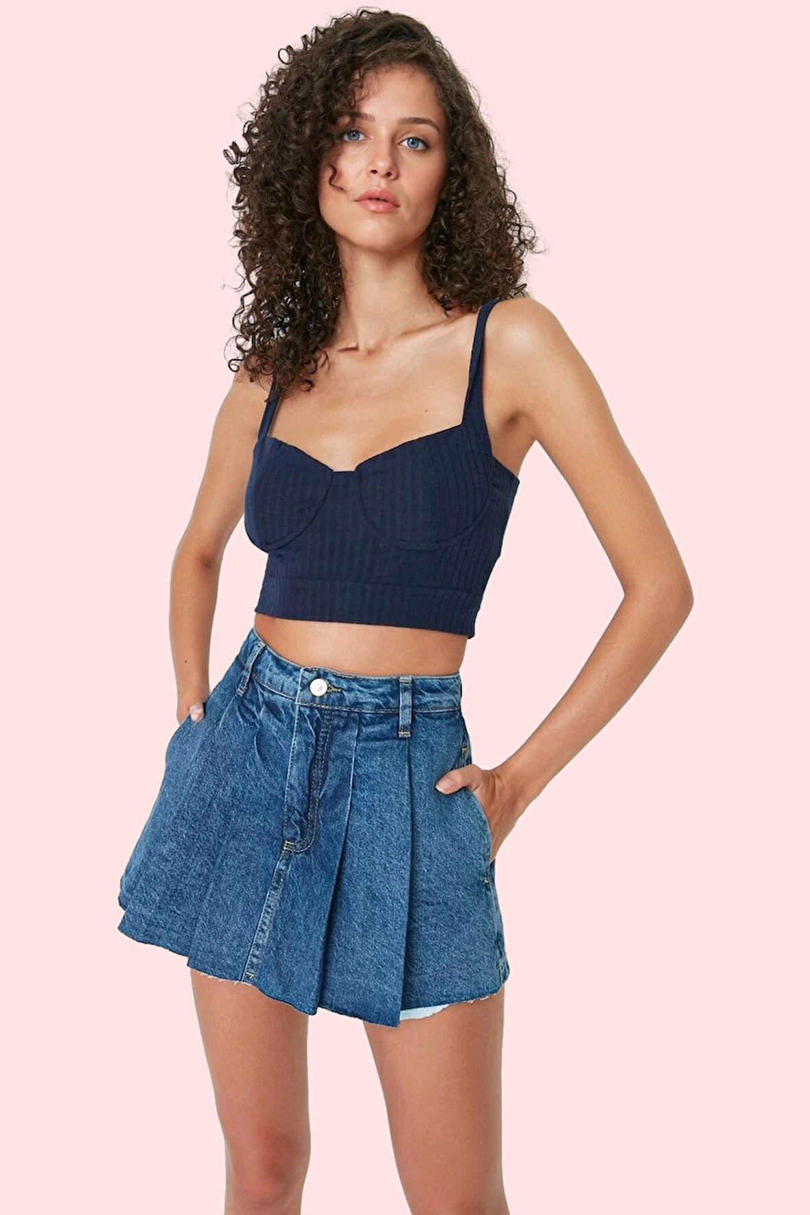 Kadın Denim Şort Etek Kısa Boy Pamuk Günlük Kombinler İçin Hafta Sonu Yaz Aylarının Vazgeçilmezi