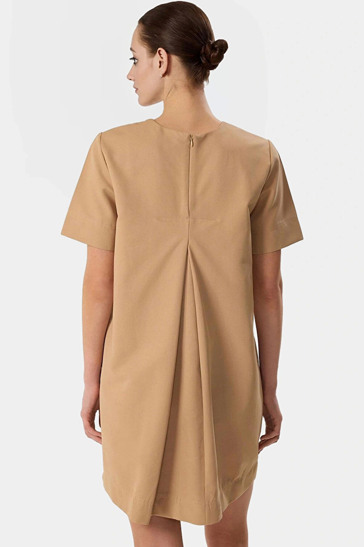 Pamuklu Gabardin Mini Elbise Rahat Şık Günlük Kombinler İçin Uzun Ömürlü Konforlu Kesim