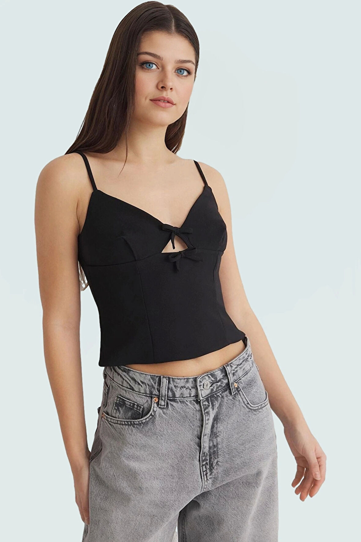 Rahat ve Şık Finike Dokuma Bluz Polyester Elastan Karışımı Modern Stil Özel Tasarım