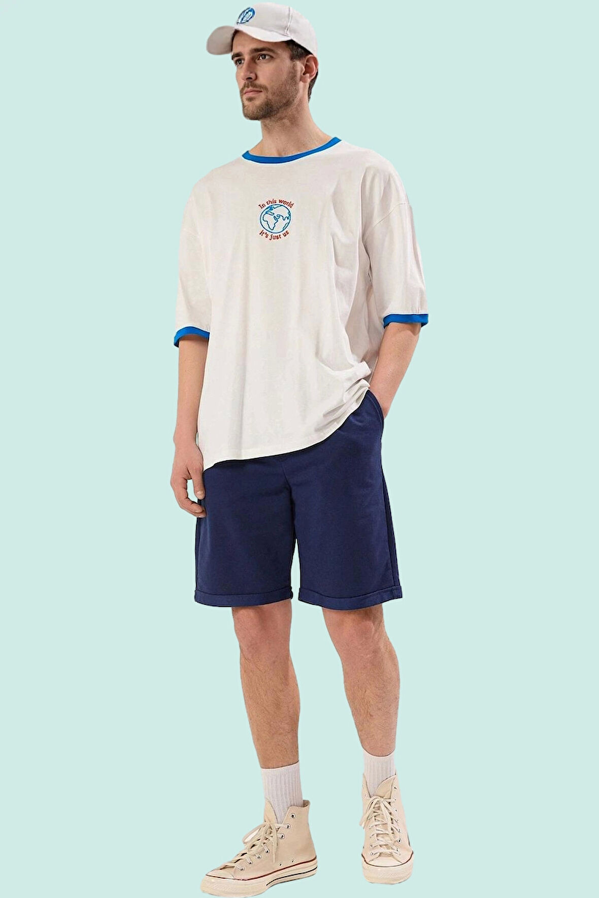 Erkek Pamuklu Şort Günlük Spor Yazlık Rahat Kombinler Hafta Sonu Yaz Aylarının Vazgeçilmezi