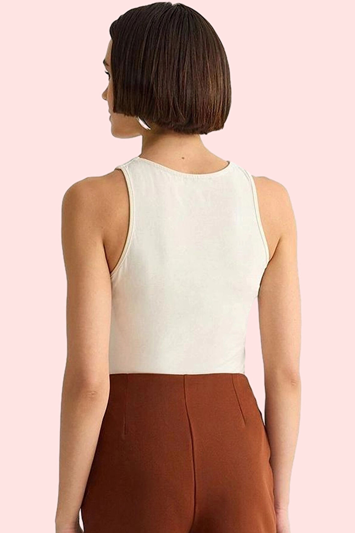 Kadın Şort Etek Yüksek Bel Dar Paça Günlük Kombinler İçin Hafta Sonu Yaz Aylarının Vazgeçilmezi