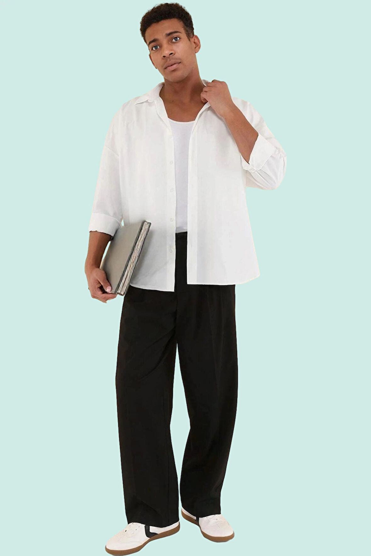 Kadın Ve Erkekler İçin Oversize Pamuklu Gömlek Günlük Stil Hafta Sonu Yaz Aylarının Vazgeçilmezi