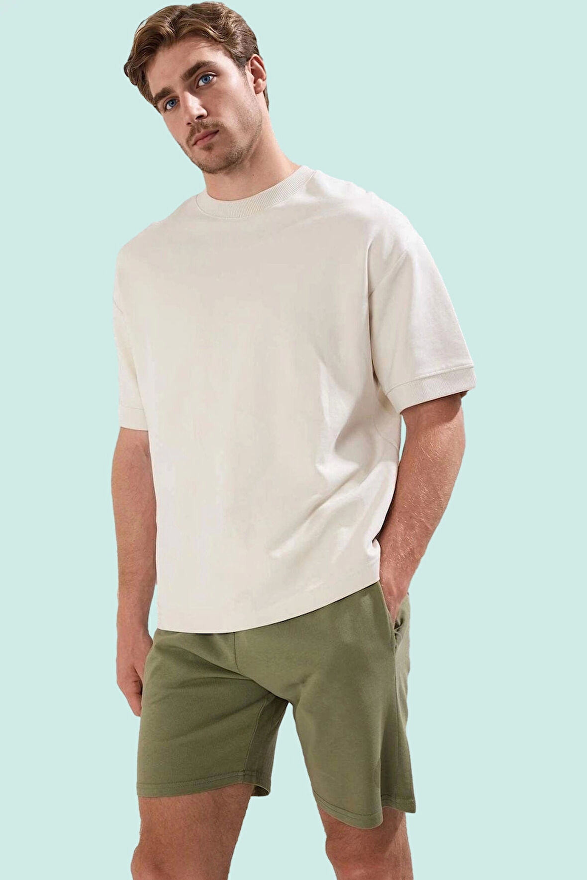 Erkek Pamuklu Şort Geniş Paça Oversize Rahat Günlük Yaz Modern Tasarım Stilin Buluştuğu Yer