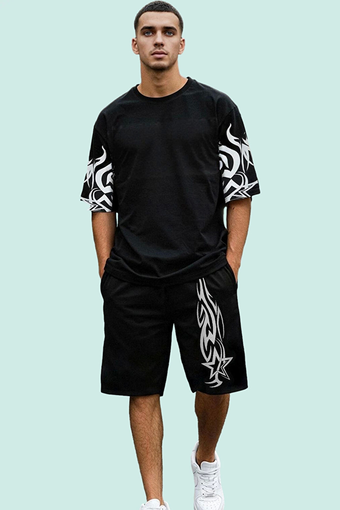 Erkek Geniş Paça Kısa Boy Şort Rahat Tasarım Günlük Kombin Hafta Sonu Yaz Aylarının Vazgeçilmezi