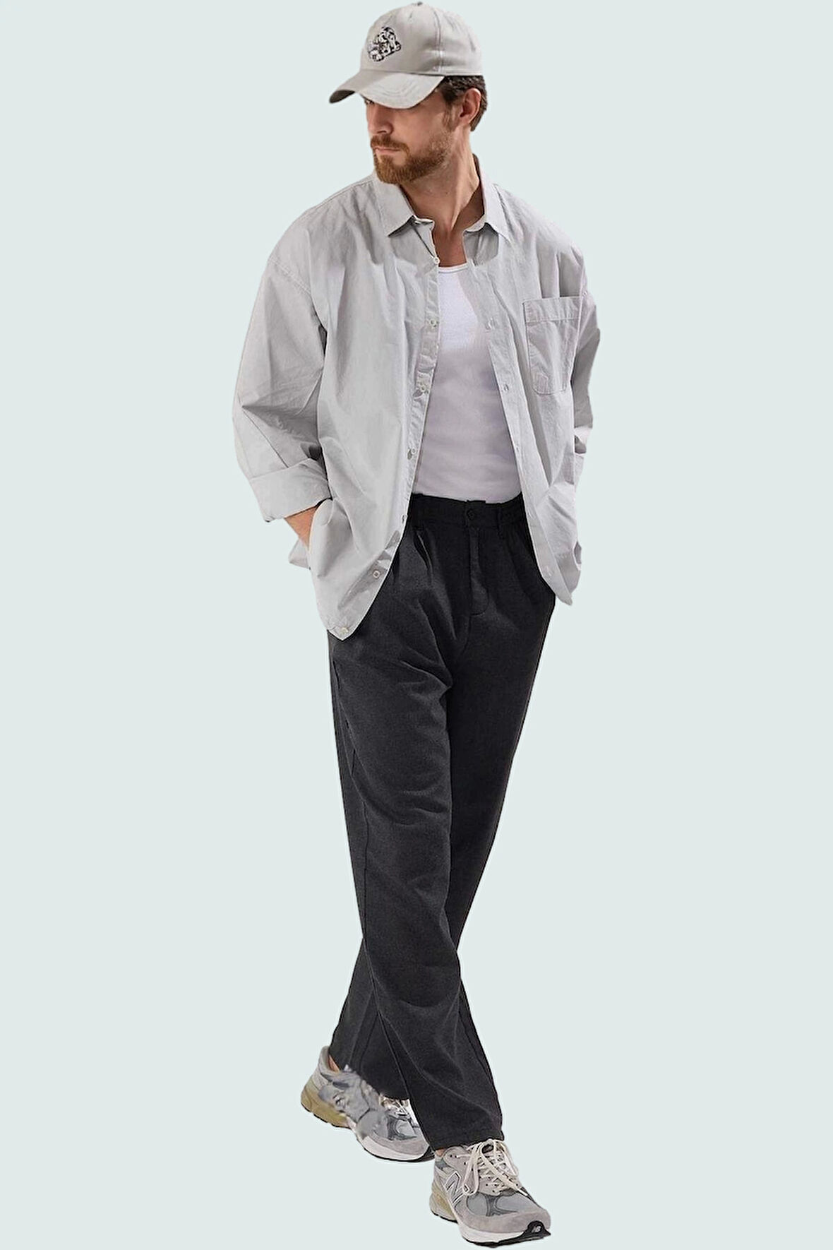 Erkek Casual Wide Leg Pantolon; Regular Boy Renk Nefes Alan Kumaş Yaz Aylarının Vazgeçilmezi