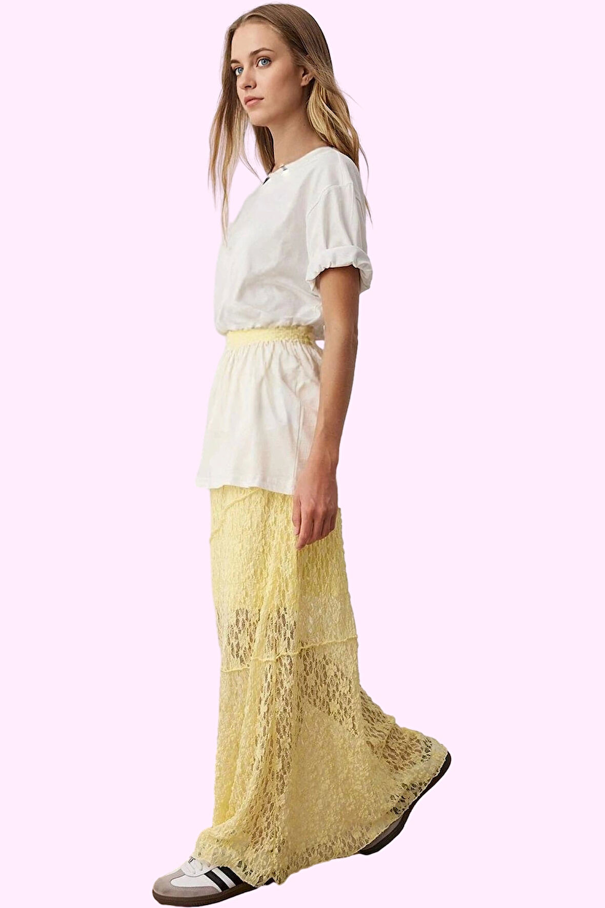 Kadın A line Maxi Etek Yaz Mevsimi için Rahat ve Şık Günlük Kombinler Stilin Buluştuğu Yer