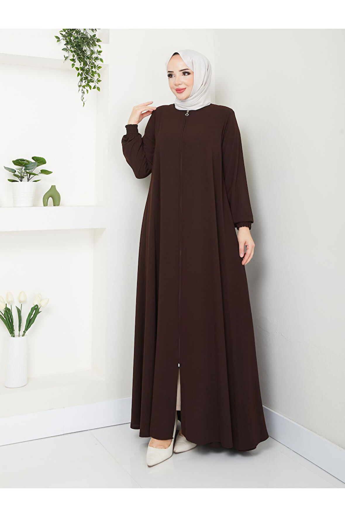 Gündelik Hac ve Umrelik Mevlana Kolu Gipe Dikişli Ferace