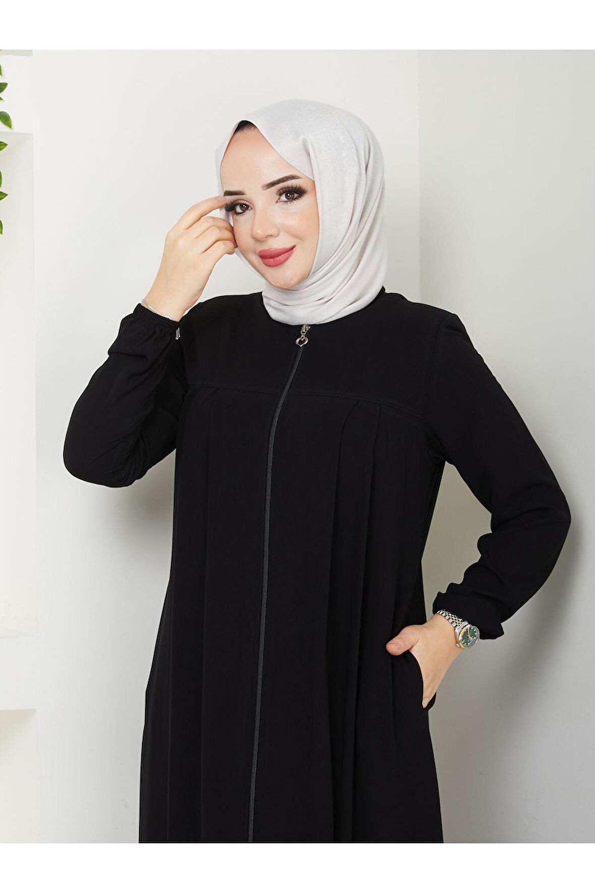 Gündelik Hac Ve Umrelik Robalı Medine Ipeği Yazlık Ferace