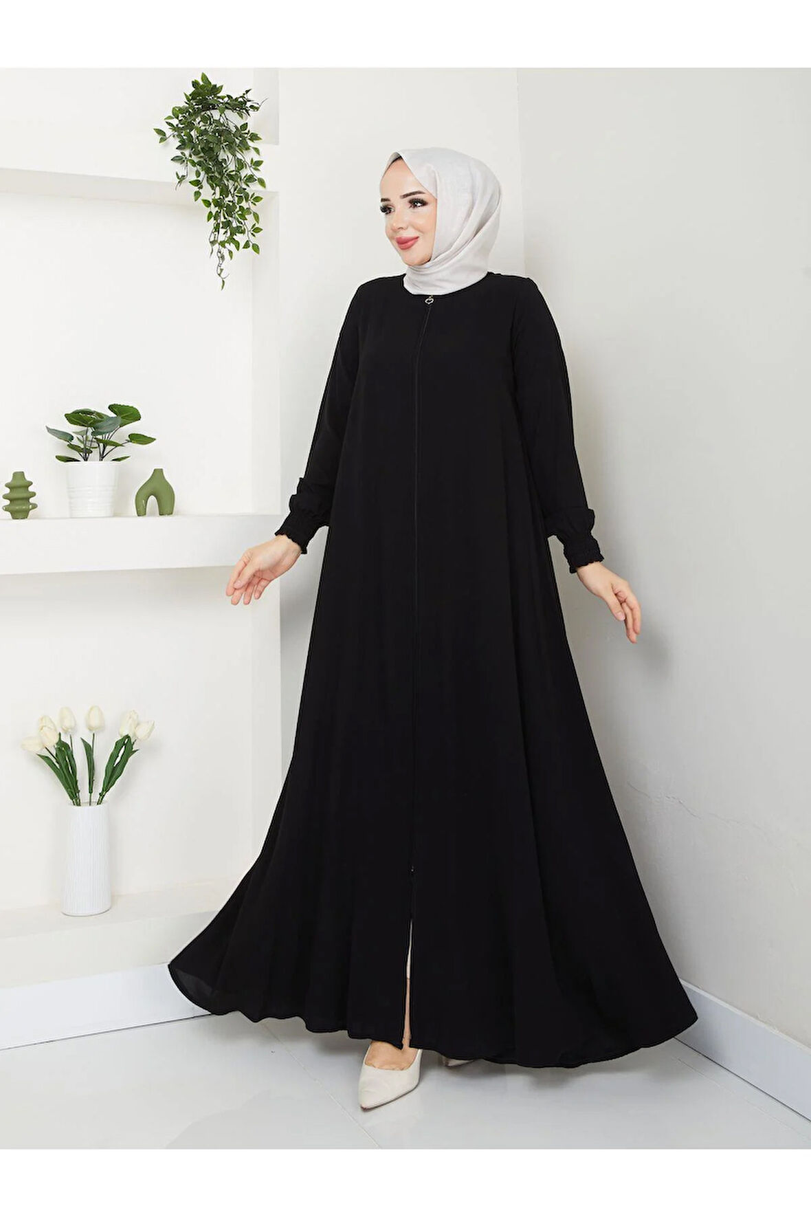 Gündelik Hac ve Umrelik Mevlana Kolu Gipe Dikişli Ferace