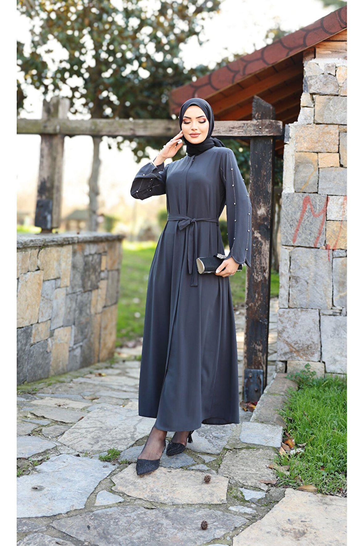 KOLU İNCİ TAŞLI FERACE