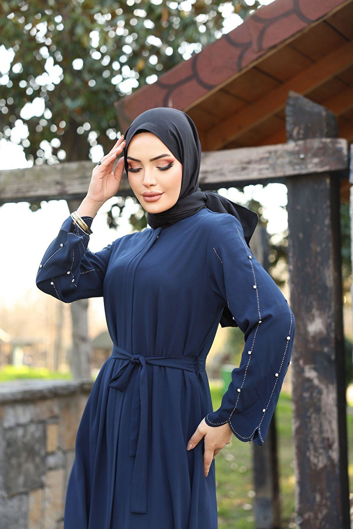 KOLU İNCİ TAŞLI FERACE