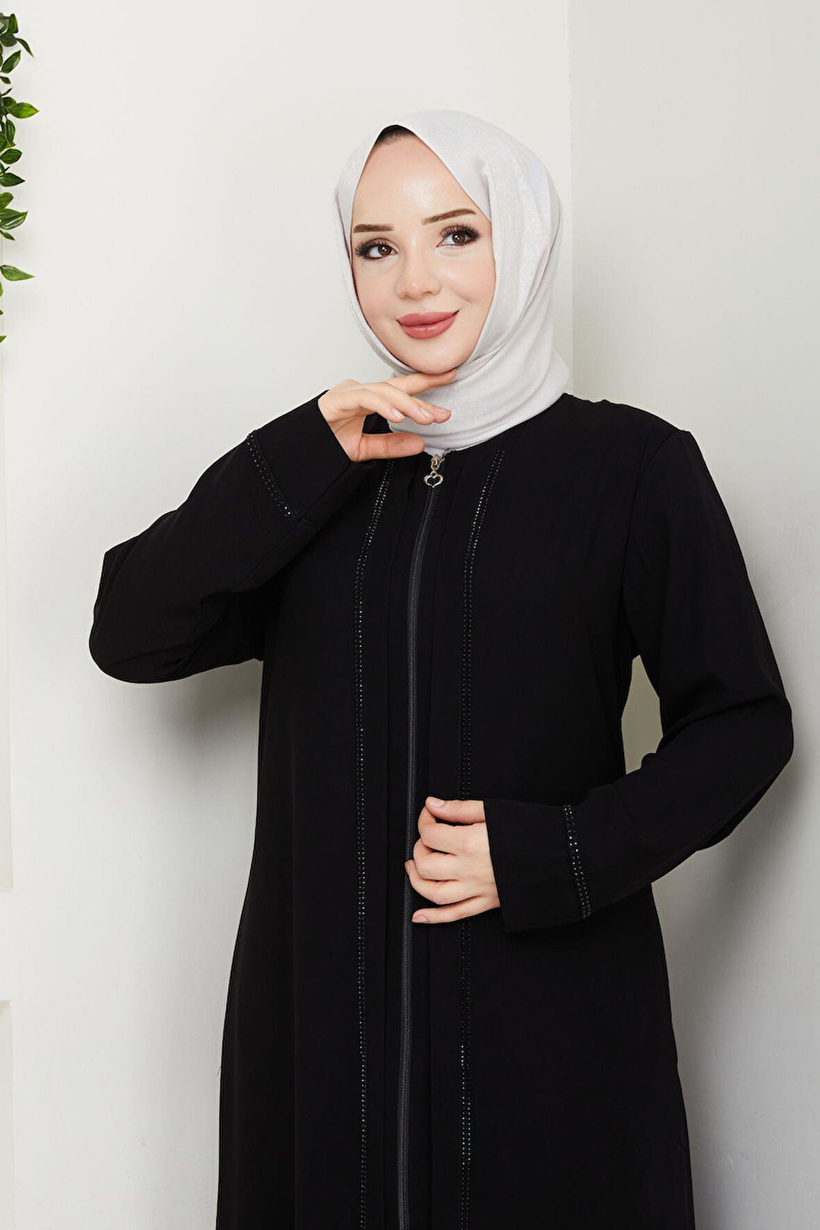 GÜNDELİK HAC VE UMRELİK GÜPÜRLÜ FERACE -SİYAH