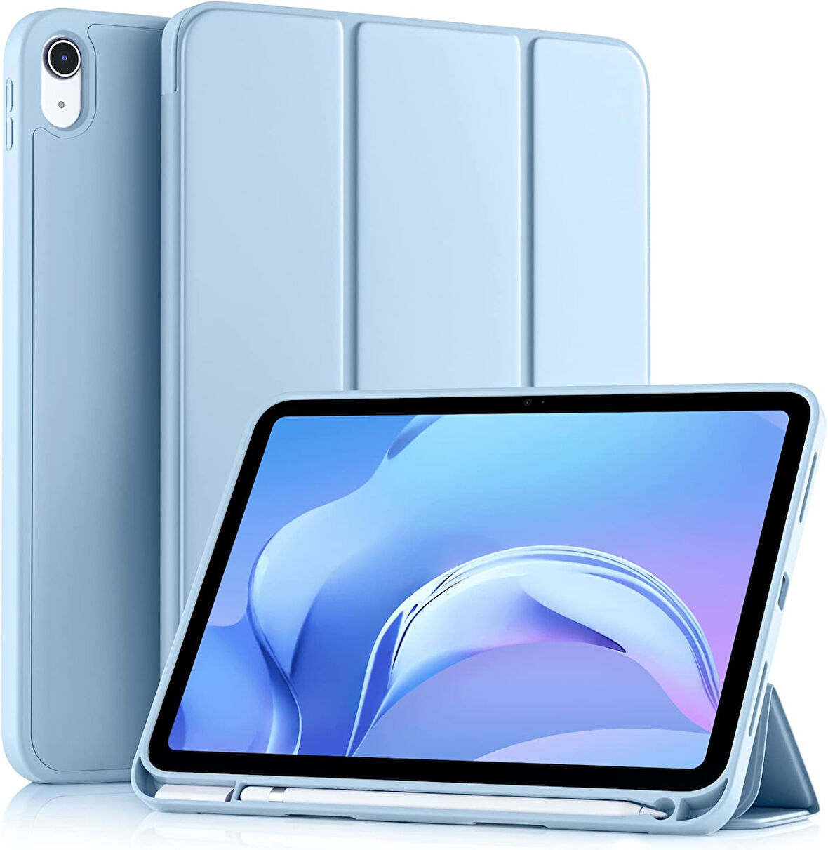 ESR ipad 2025 A16 çip 11 inç Yatay Standlı Güçlü Mıknatıslı Stromix Premium Kılıf+ Ekran Koruyucu