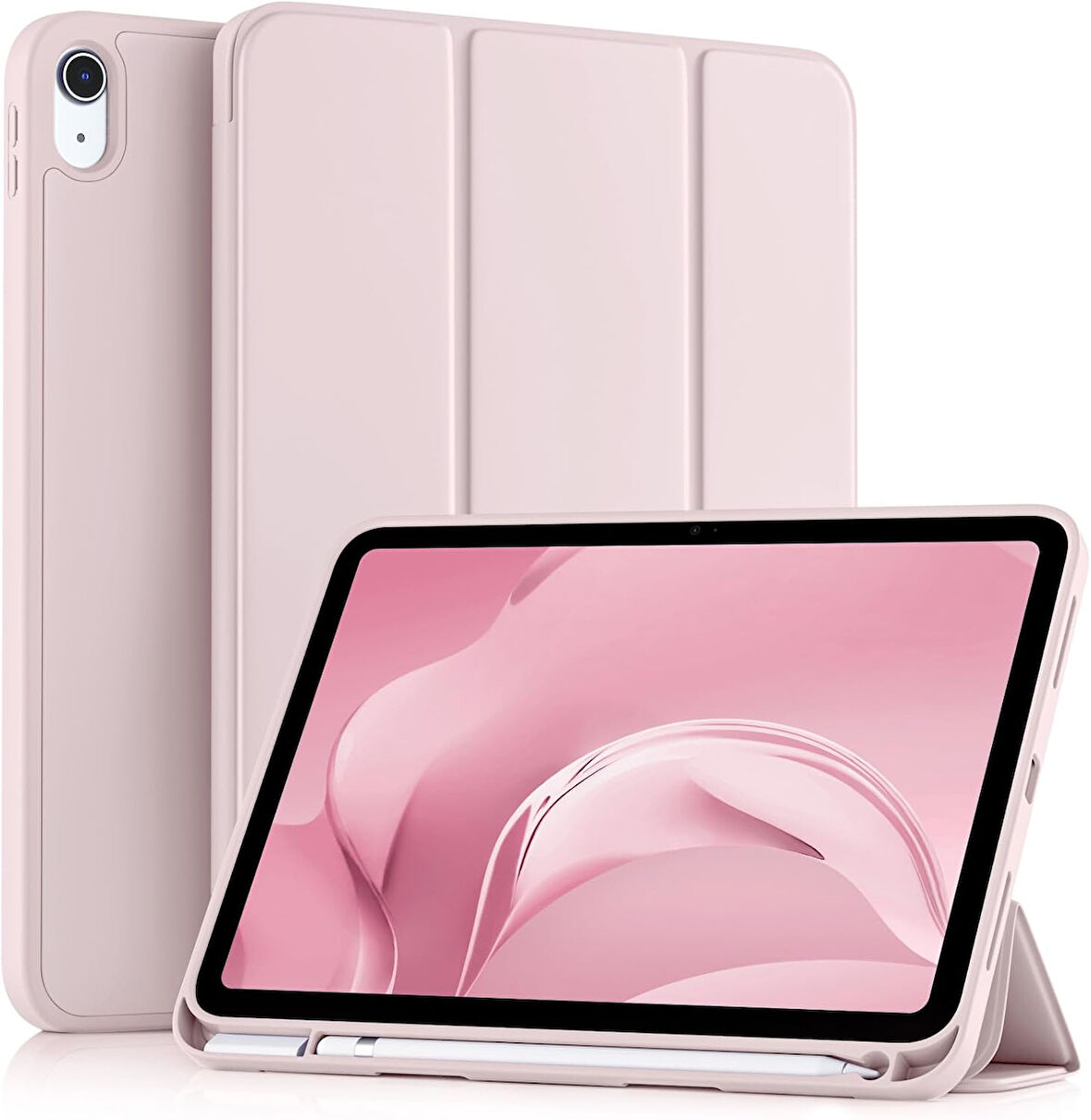 ESR ipad 2025 A16 çip 11 inç Yatay Standlı Güçlü Mıknatıslı Stromix Premium Kılıf+ Ekran Koruyucu