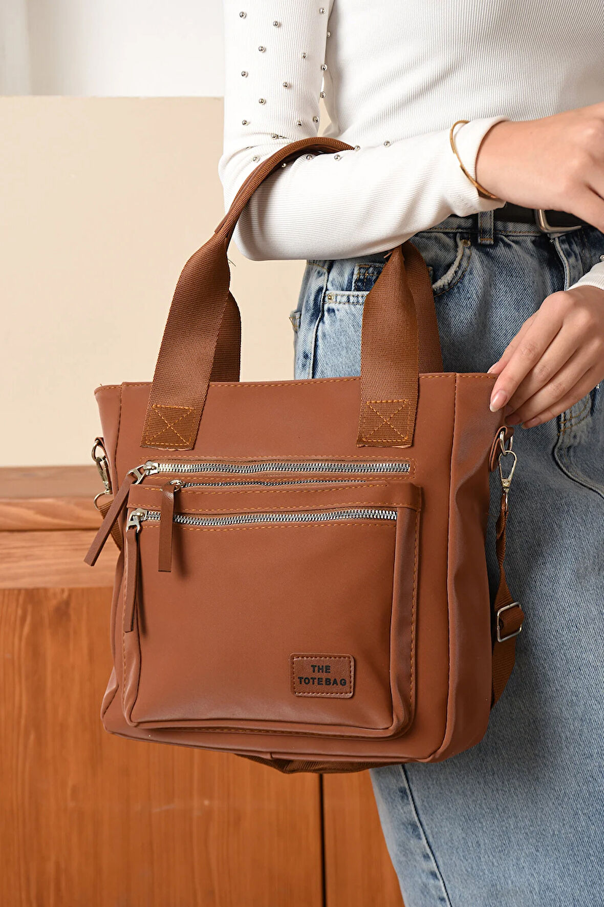 Trendline Minimalist Çok Bölmeli Çapraz Askılı Çanta