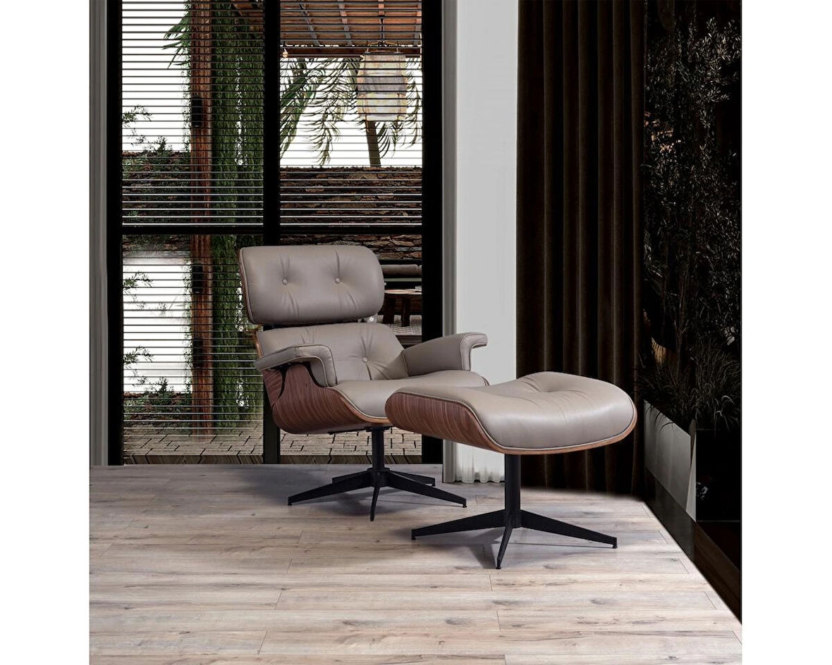 Eşyala Relax Corner Berjer, Dinlenme Seti, Atlantik Çam-Vizon