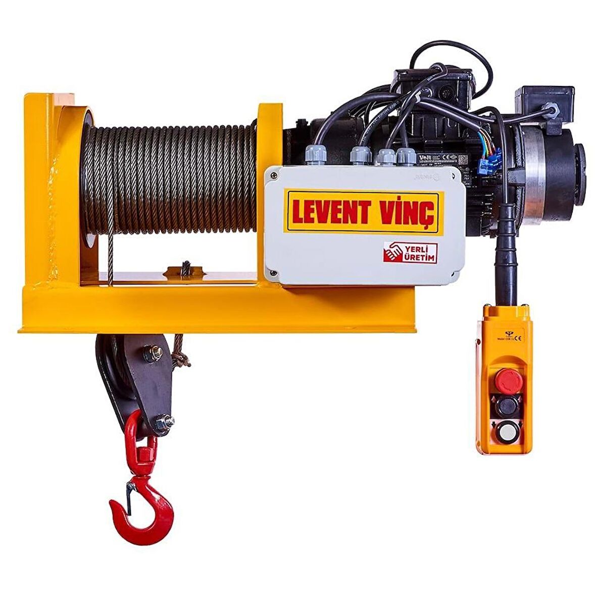 Levent LD4H-S1000 Elektrikli Vinç 1.000 Kg Hareketli Sabit 380V