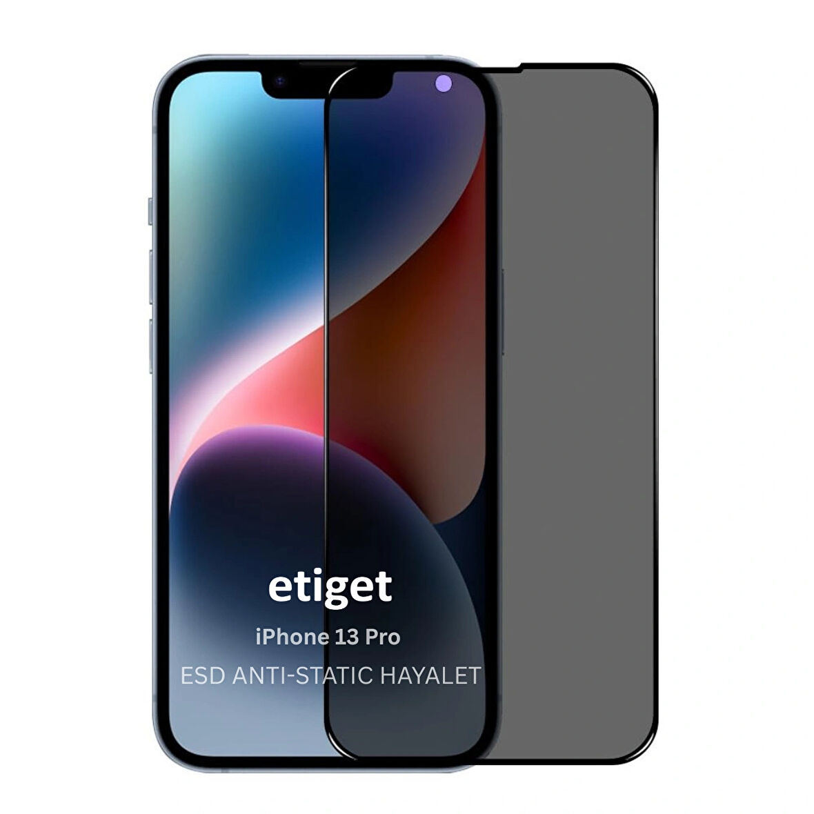 iPhone 13 Pro ”ESD ANTI-STATIC” Gizli Hayalet Cam Ekran Koruyucu