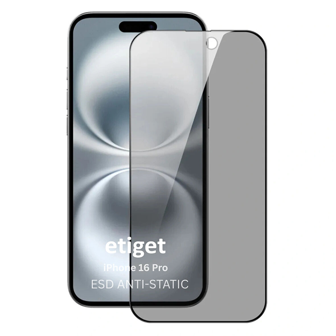iPhone 16 Plus ”ESD ANTI-STATIC” Gizli Hayalet Cam Ekran Koruyucu