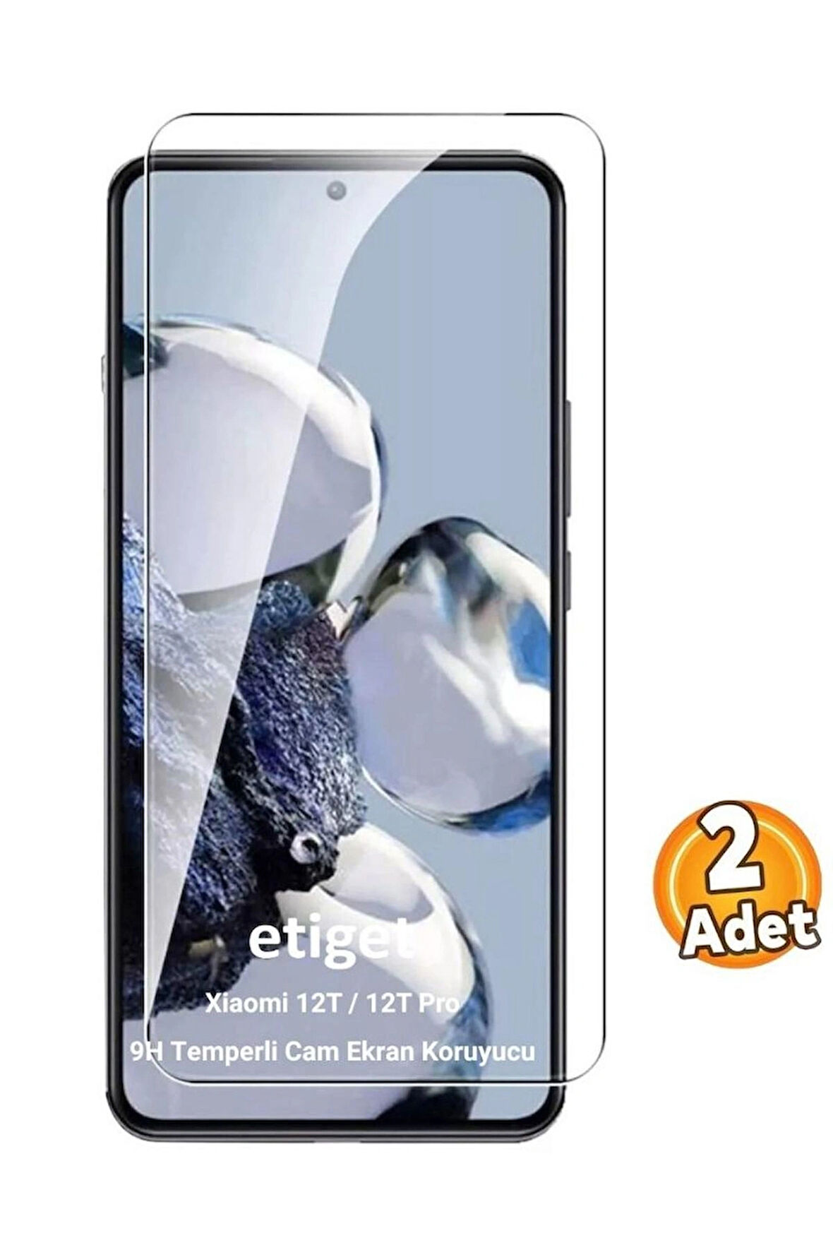 Xiaomi 12T / 12T Pro Temperli 9H Cam Ekran Koruyucu (2 ADET)