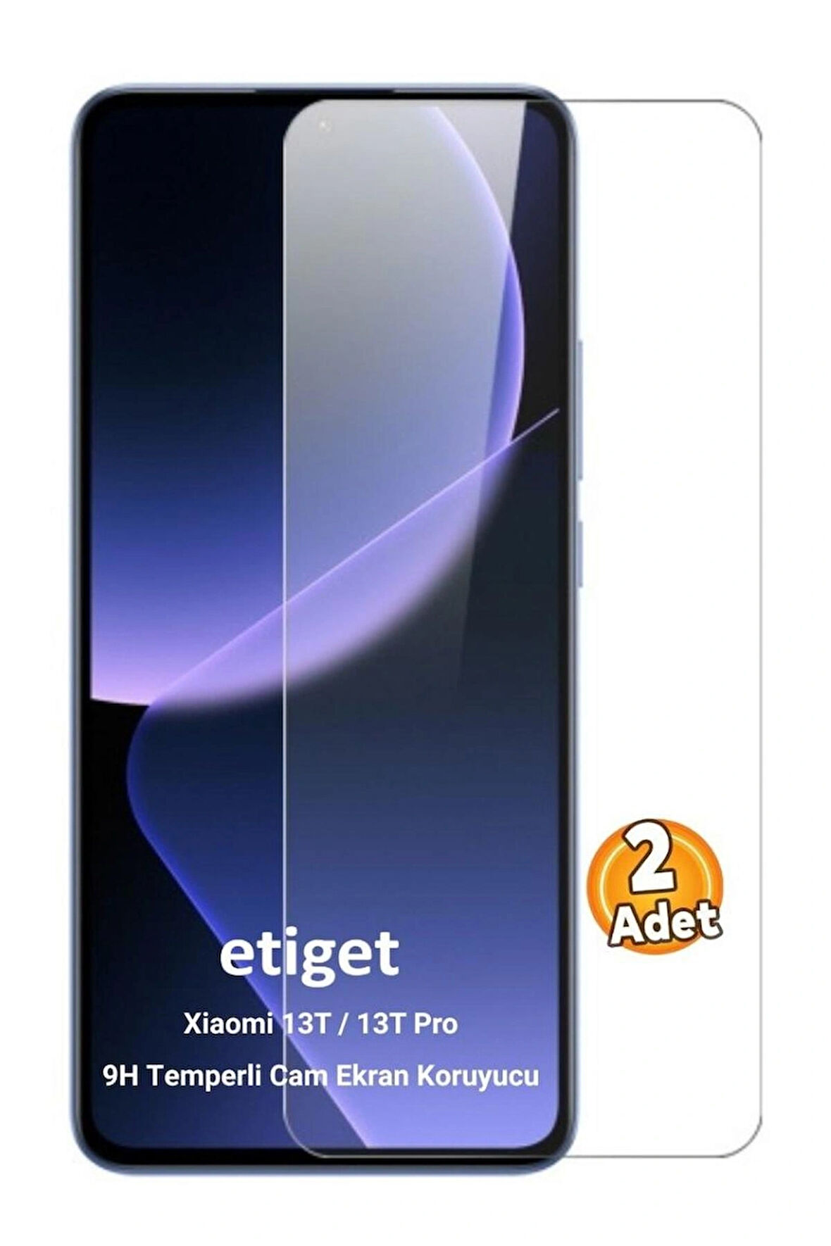 Xiaomi 13T / 13T Pro Temperli 9H Cam Ekran Koruyucu (2 ADET)