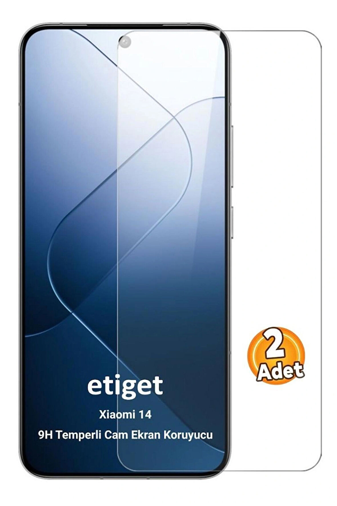 Xiaomi 14 Temperli 9H Cam Ekran Koruyucu (2 ADET)