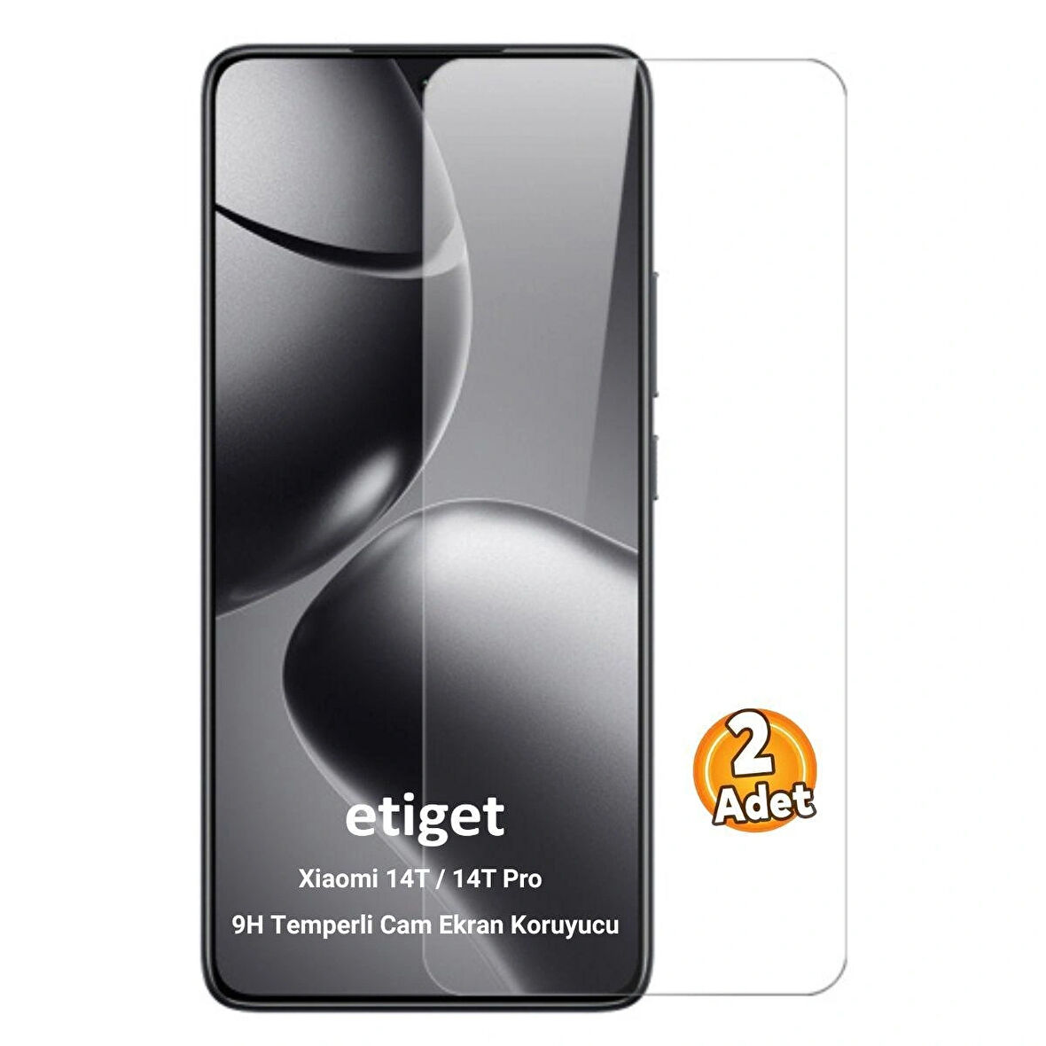 Xiaomi 14T / 14T Pro Temperli 9H Cam Ekran Koruyucu (2 ADET)