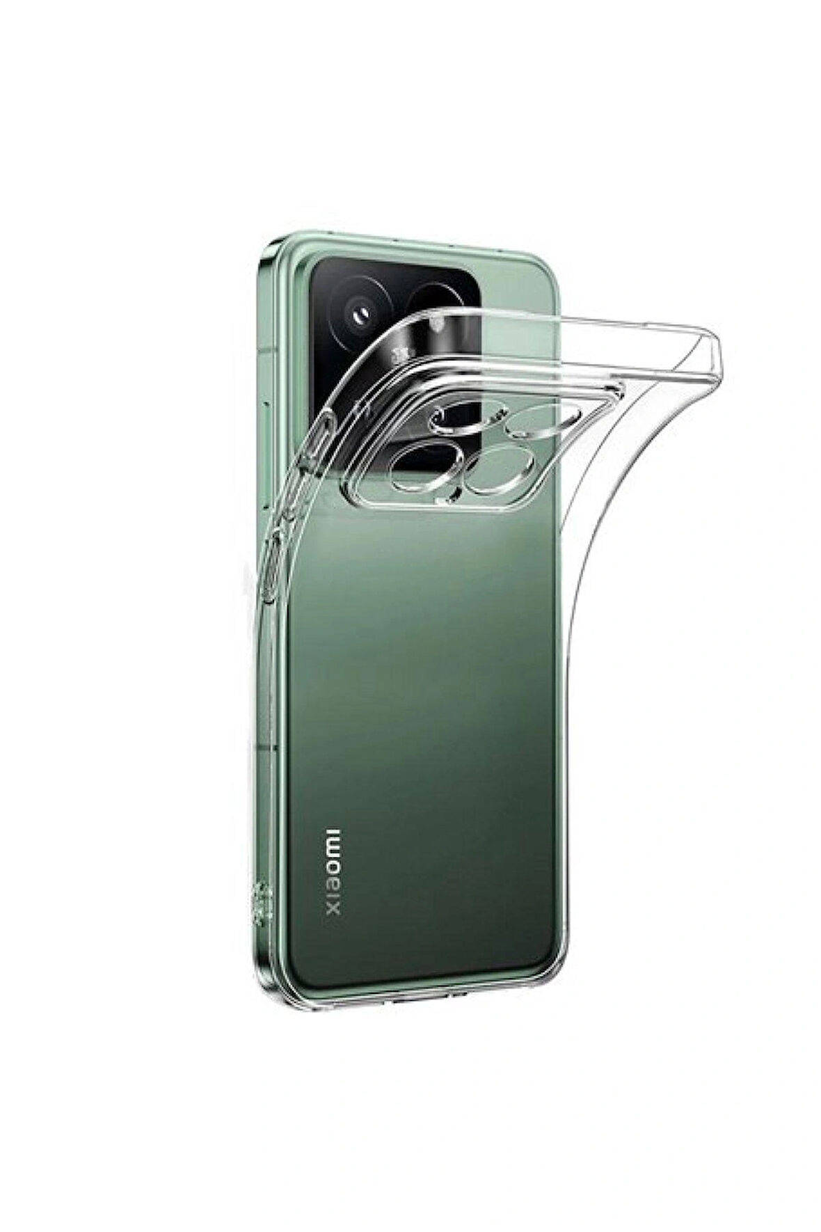 Xiaomi 15 Pro Şeffaf Silikon Kılıf | Kamera Korumalı Darbe Emici Koruma